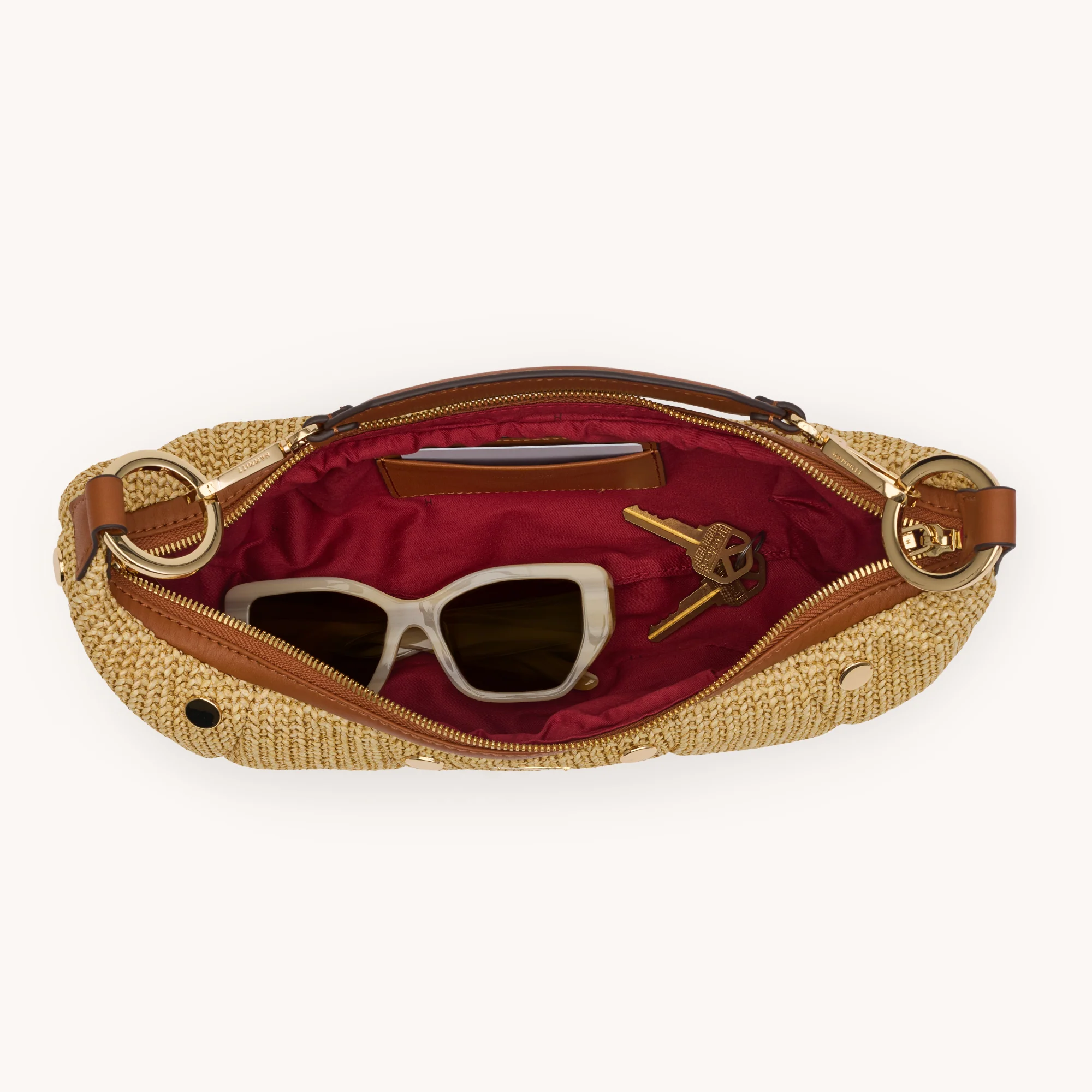 Erica | Cocoa Raffia/Gold | Sml - Image 10