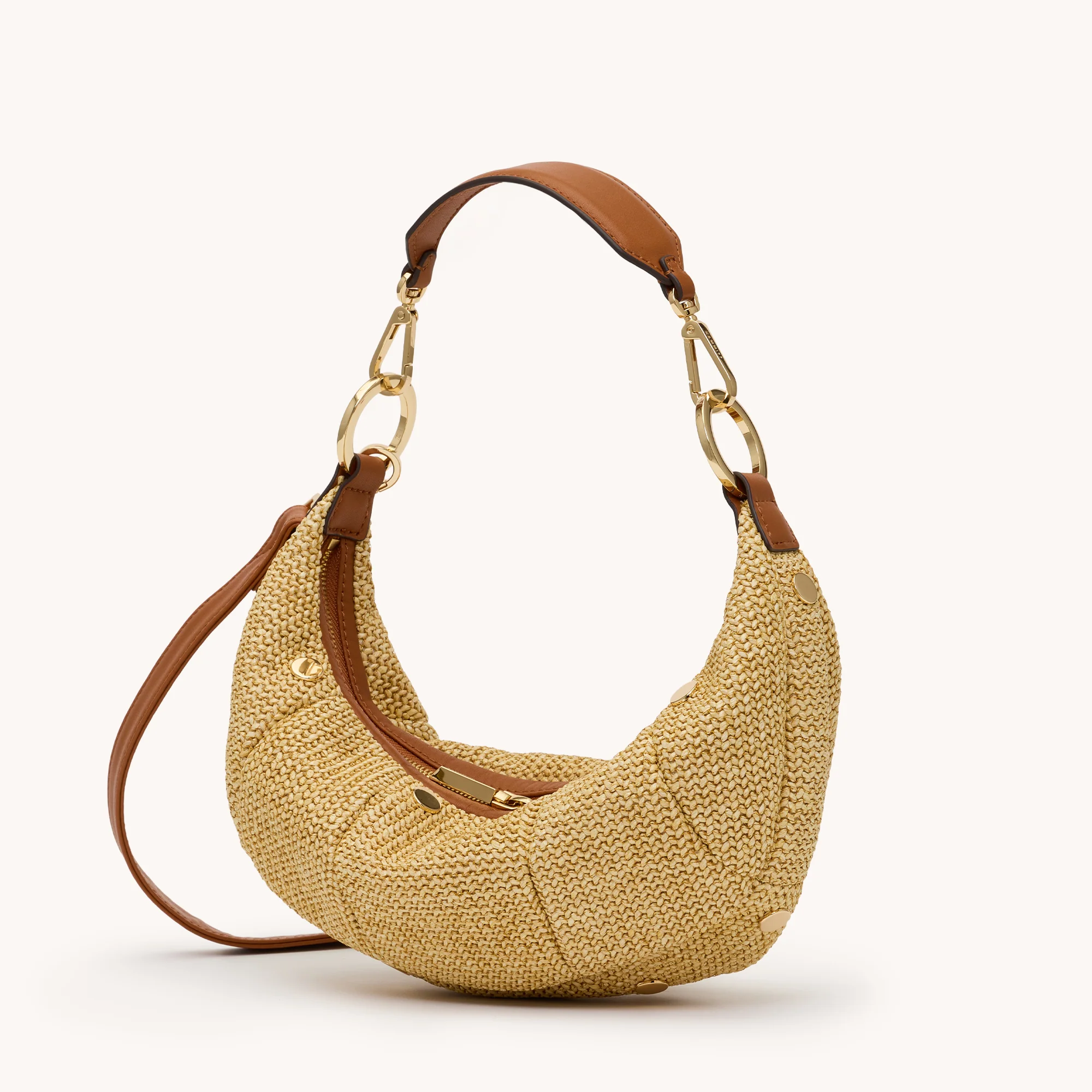 Erica | Cocoa Raffia/Gold | Sml - Image 6