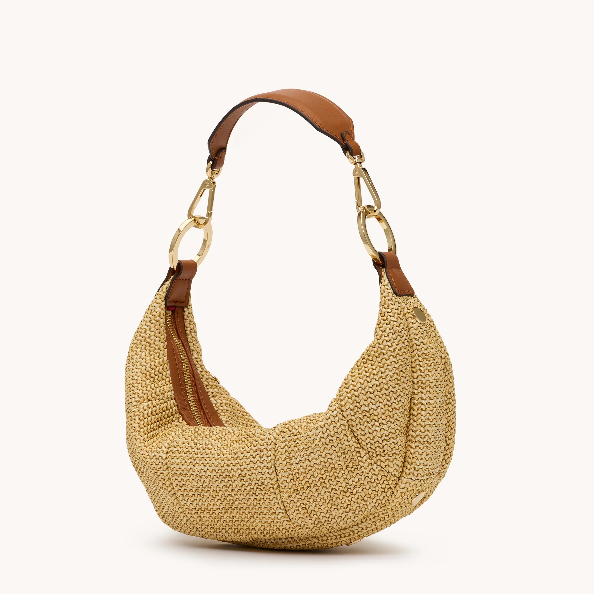 Erica | Cocoa Raffia/Gold | Sml - Image 9