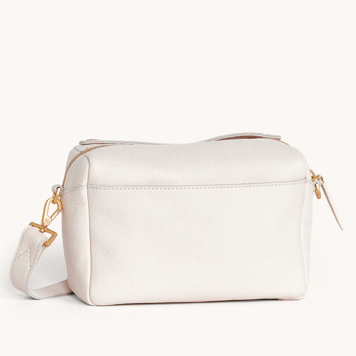Evan Crossbody | Calla Lily White/Brushed Gold | Sml - Image 5