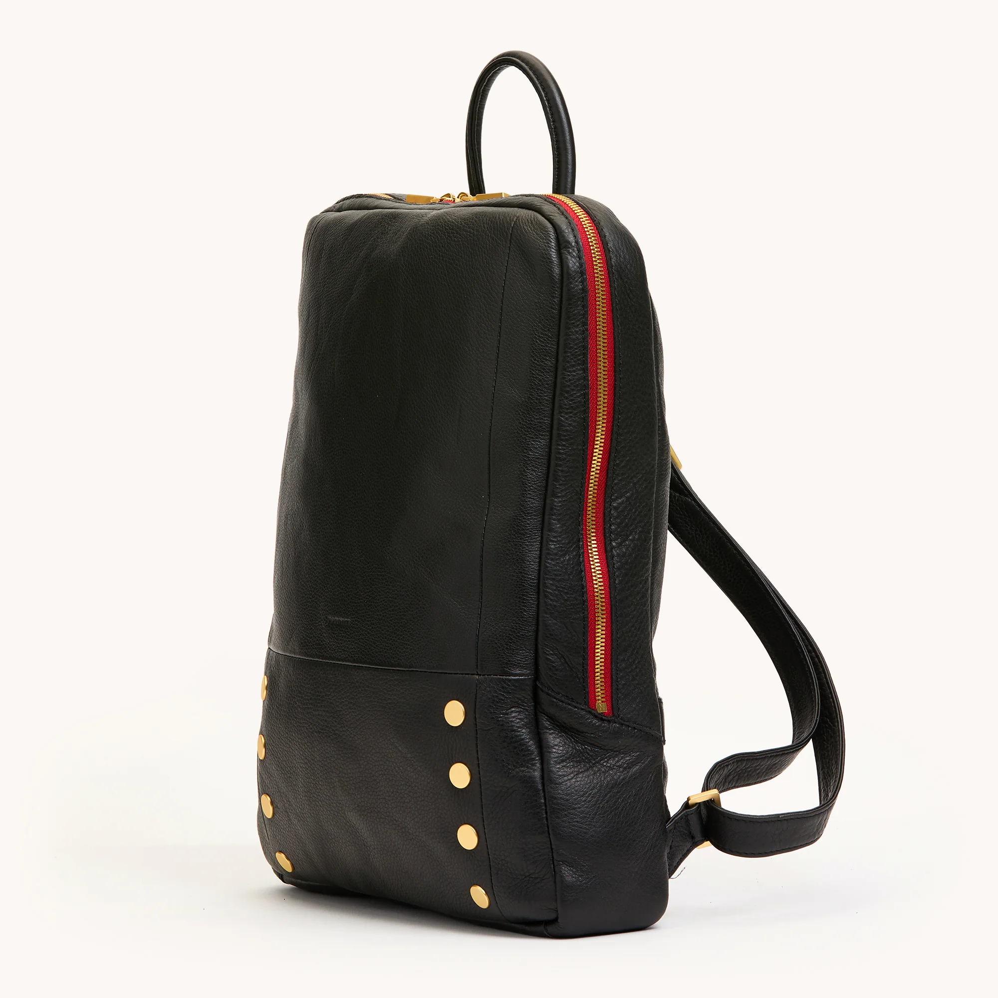 Hunter Backpack | Black/Brushed Gold Red Zip | Lrg - Image 6