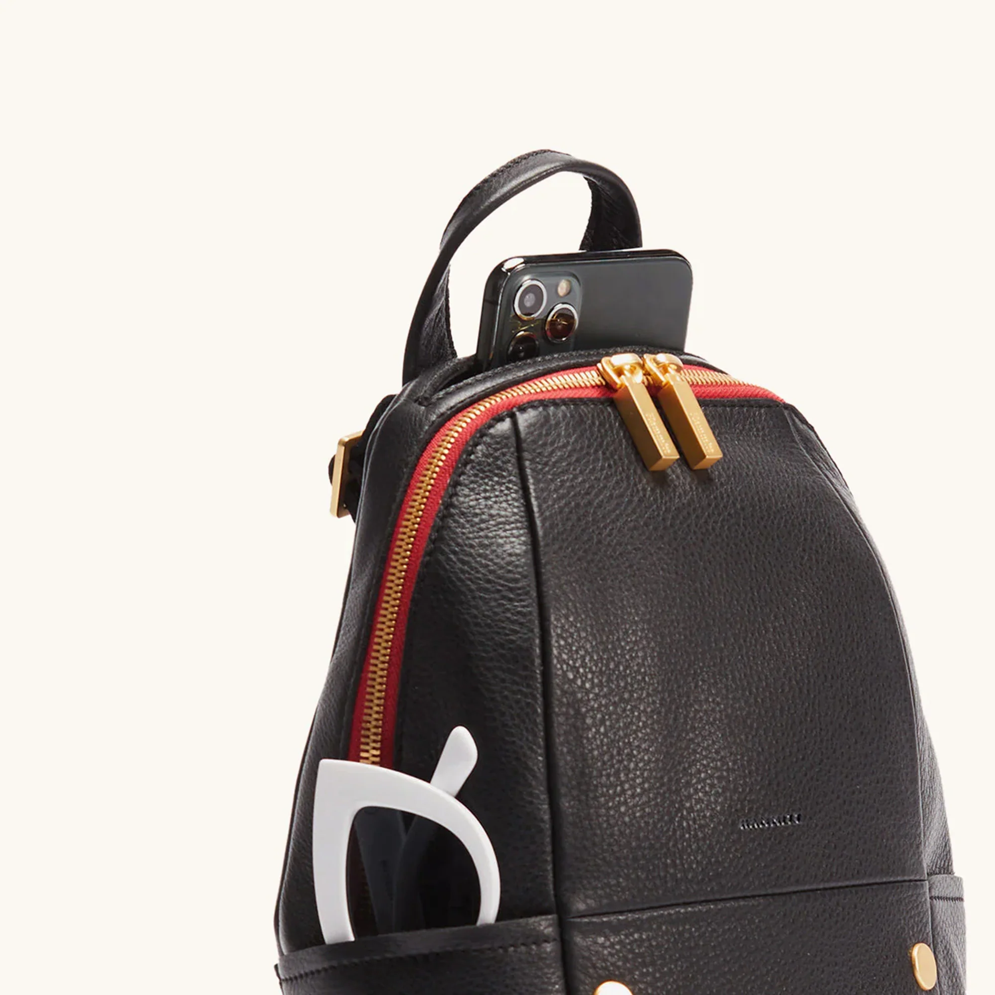 Hunter | Black/Brushed Gold Red Zip | Med - Image 3