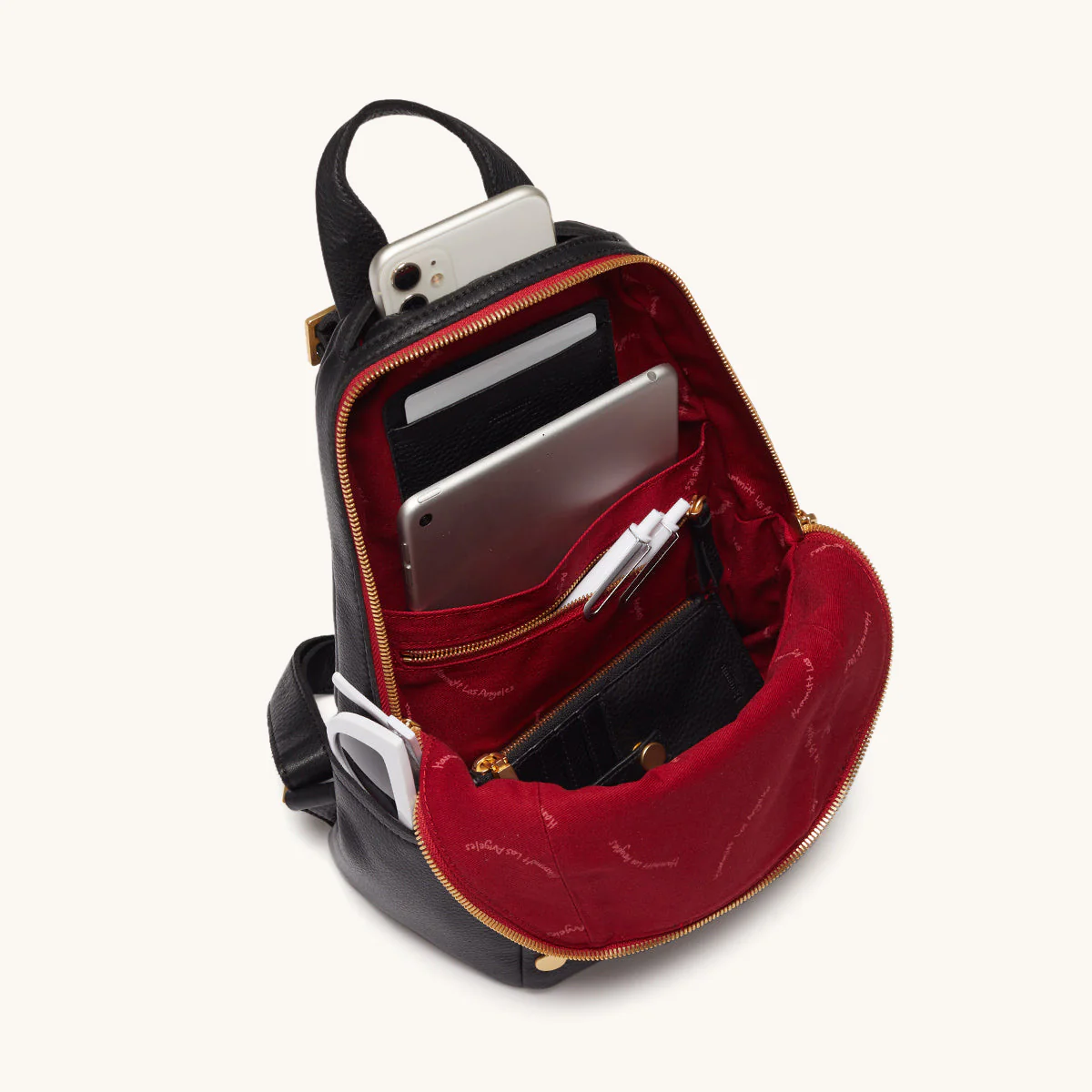 Hunter | Black/Brushed Gold Red Zip | Med - Image 5
