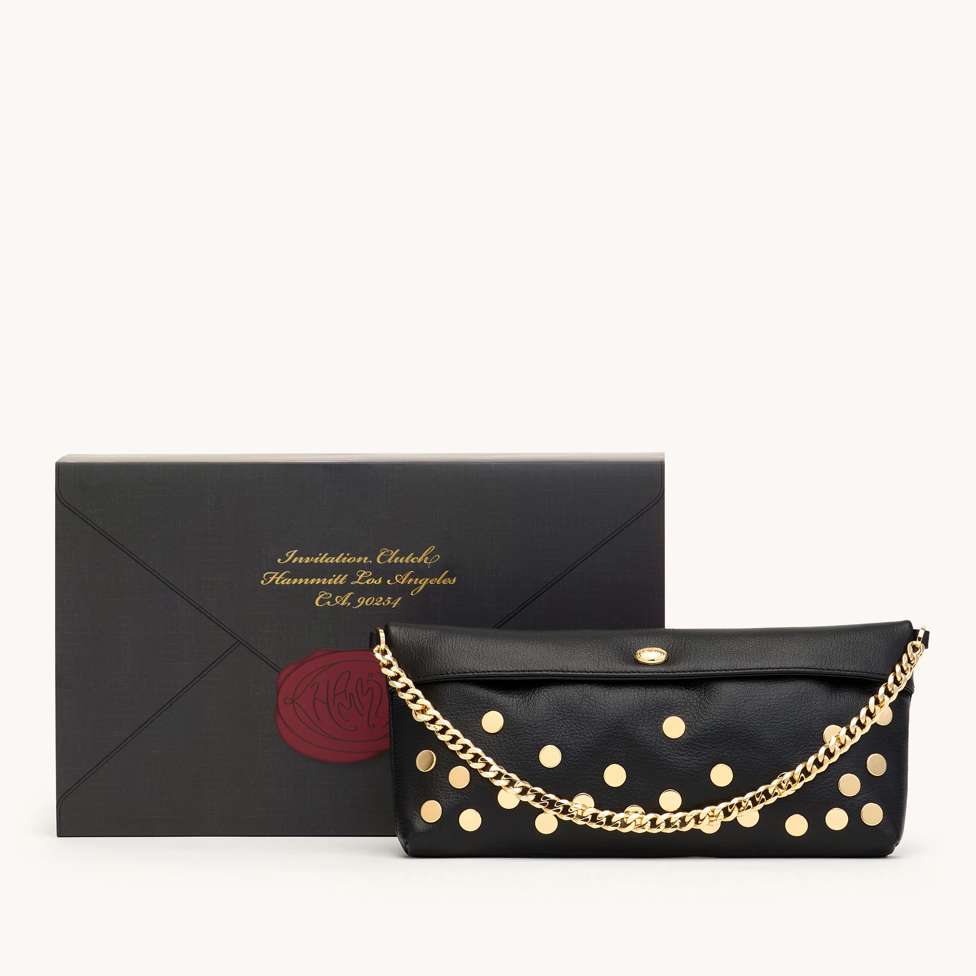 Invitation Clutch | Falling Rivets/Gold - Image 9