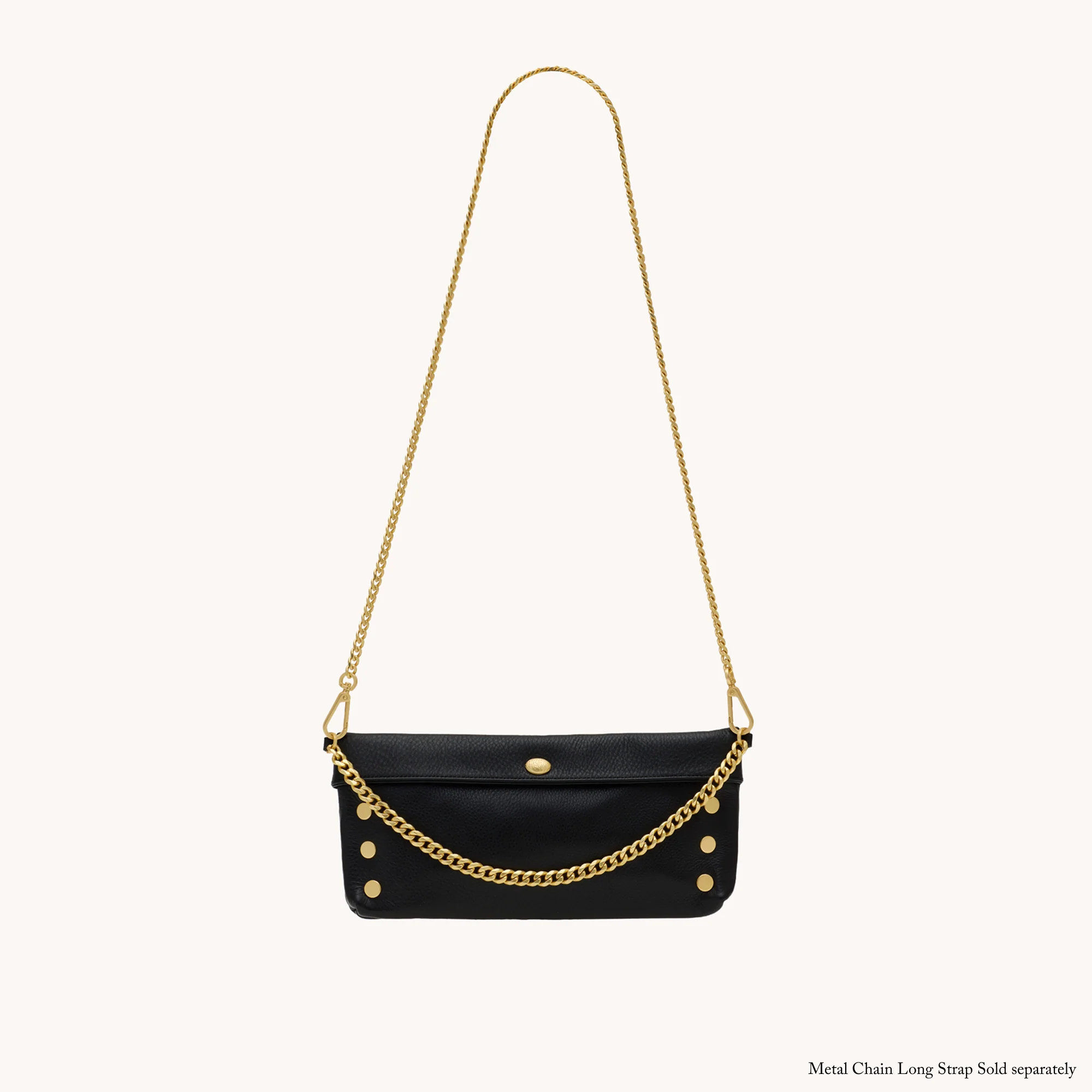 Invitation Clutch | Black/Brushed Gold - Image 8