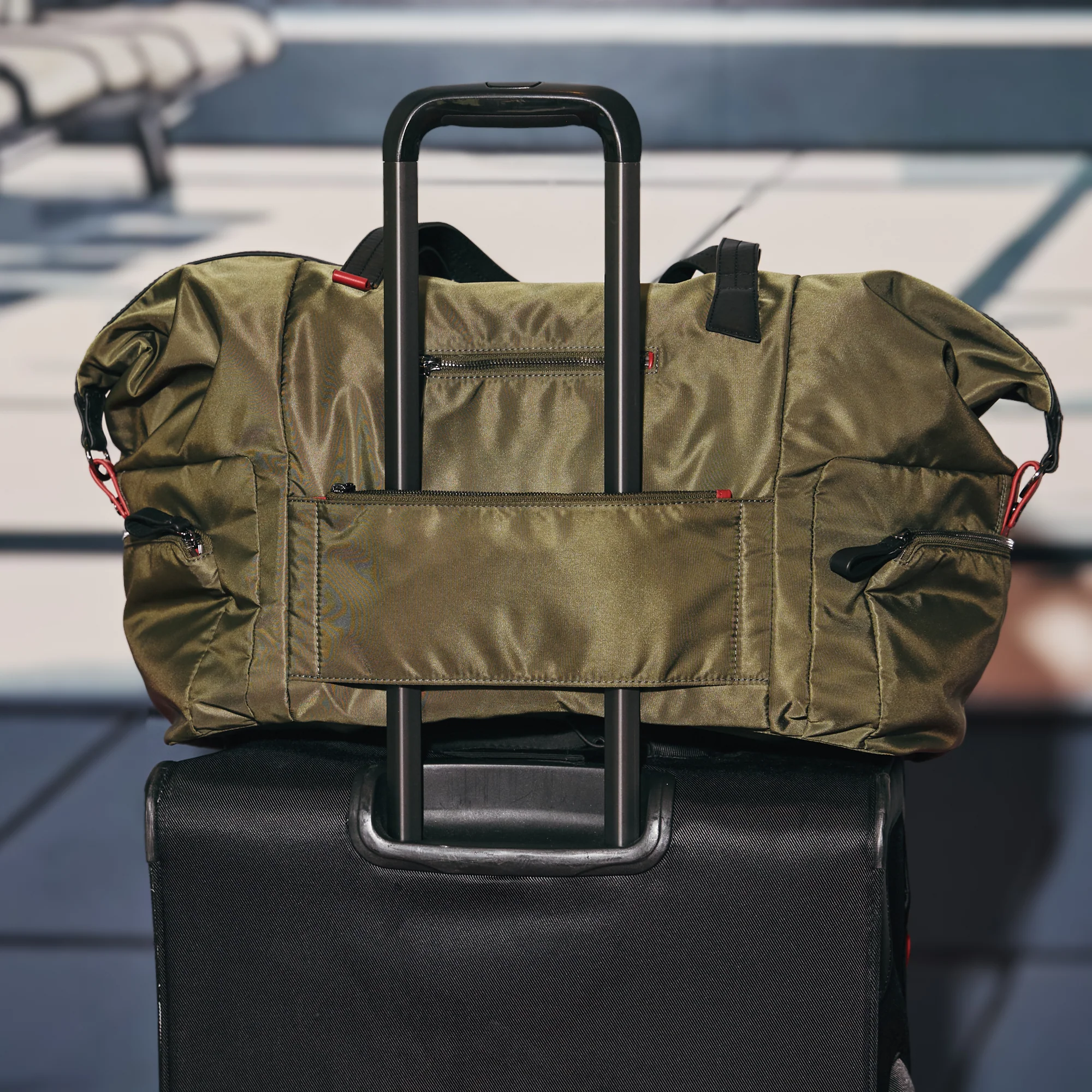 Ivy Weekender | Jade Nylon/Gunmetal - Image 3