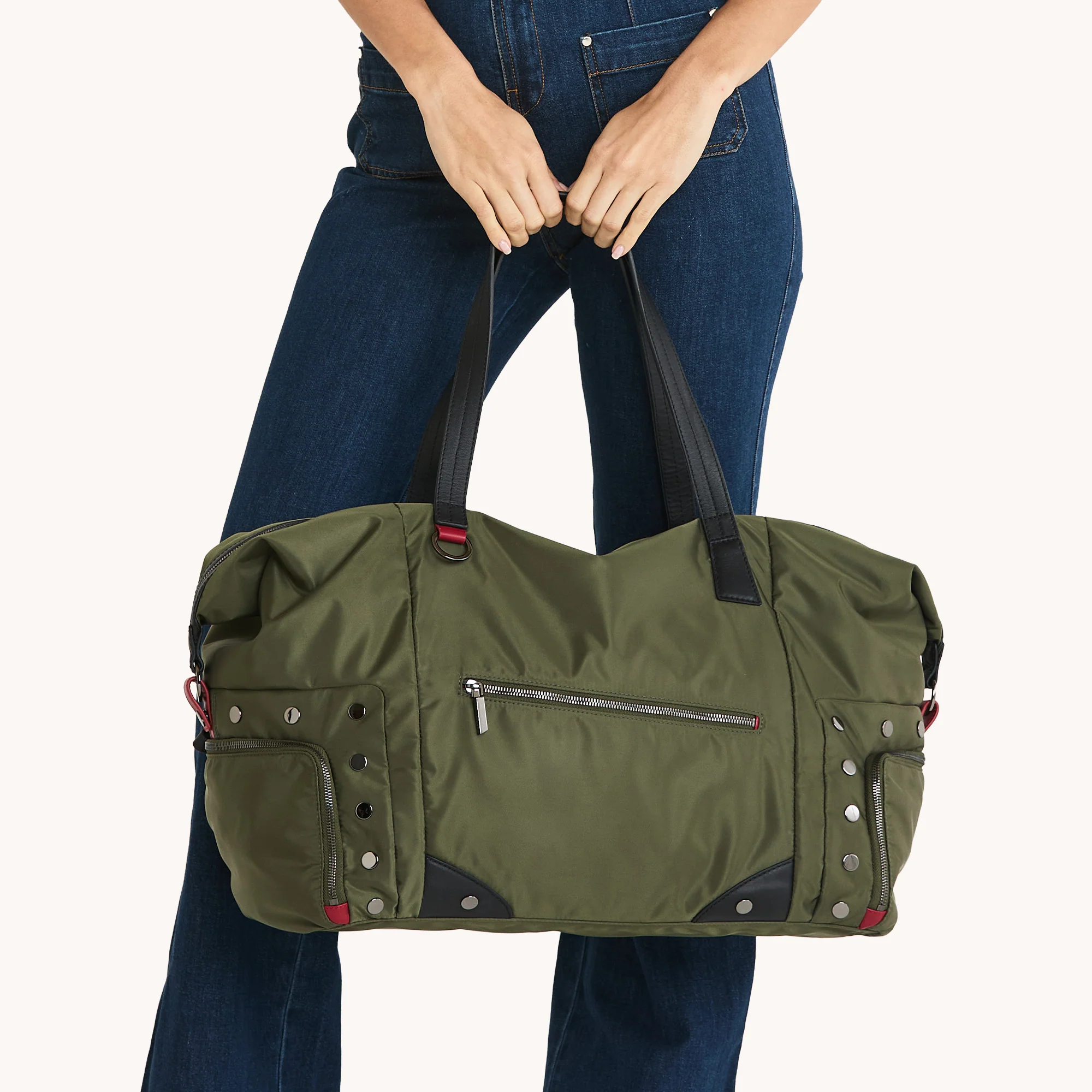Ivy Weekender | Jade Nylon/Gunmetal - Image 5