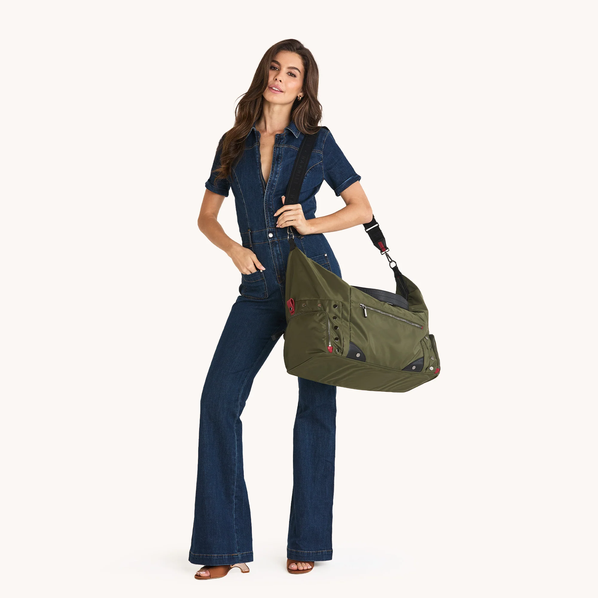 Ivy Weekender | Jade Nylon/Gunmetal - Image 6