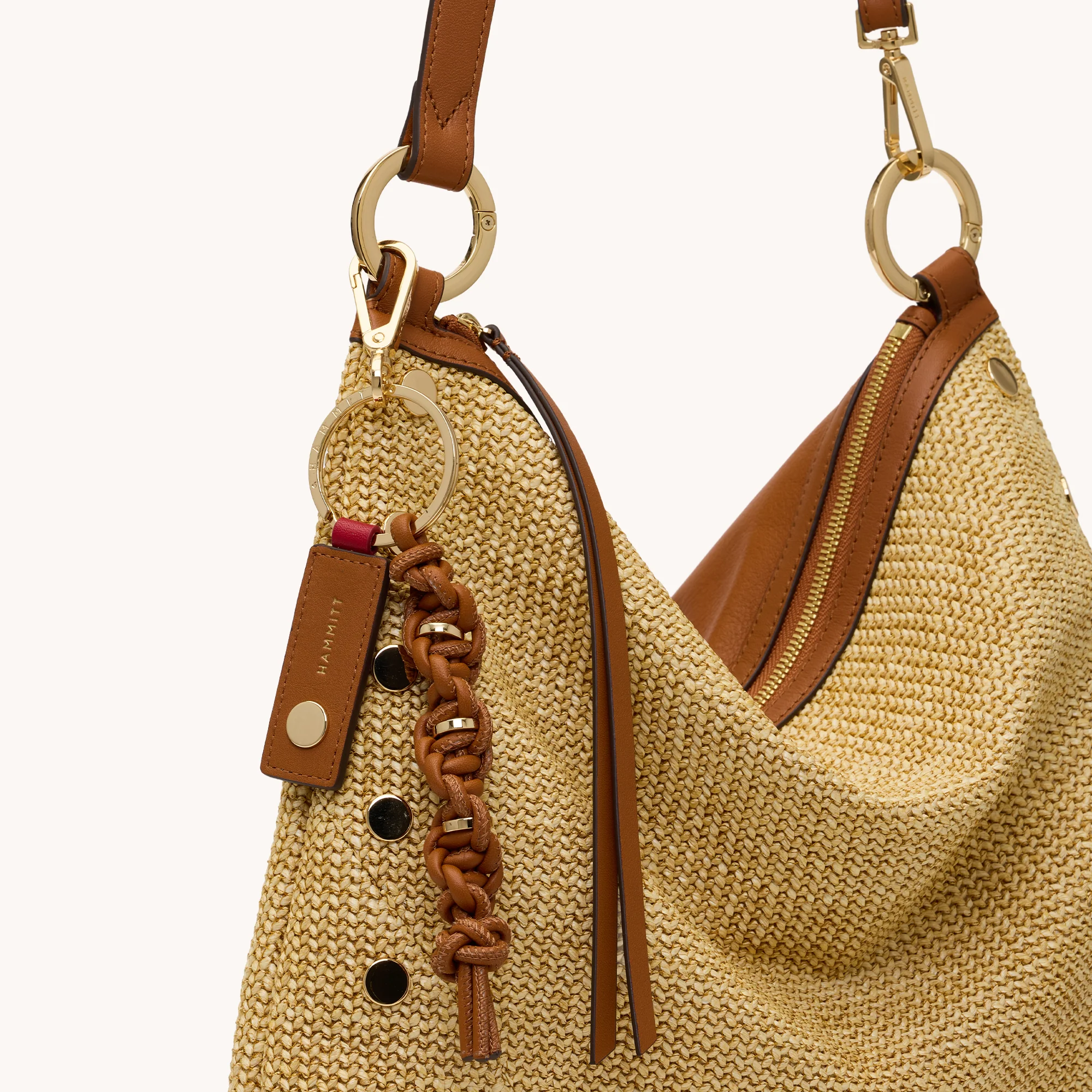 Knotted Key Ring | Cocoa/Gold - Image 5
