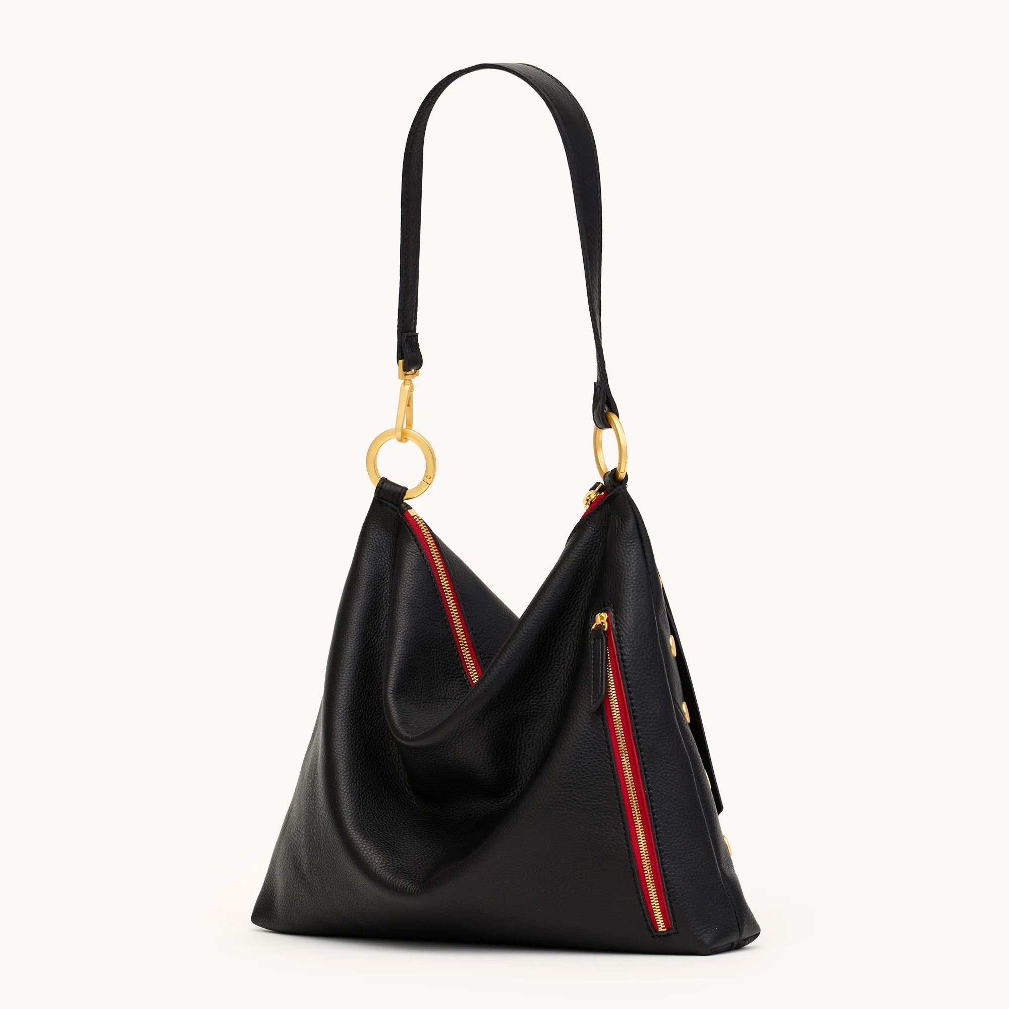 Kyle | Black/Brushed Gold Red Zip | Lrg - Image 8