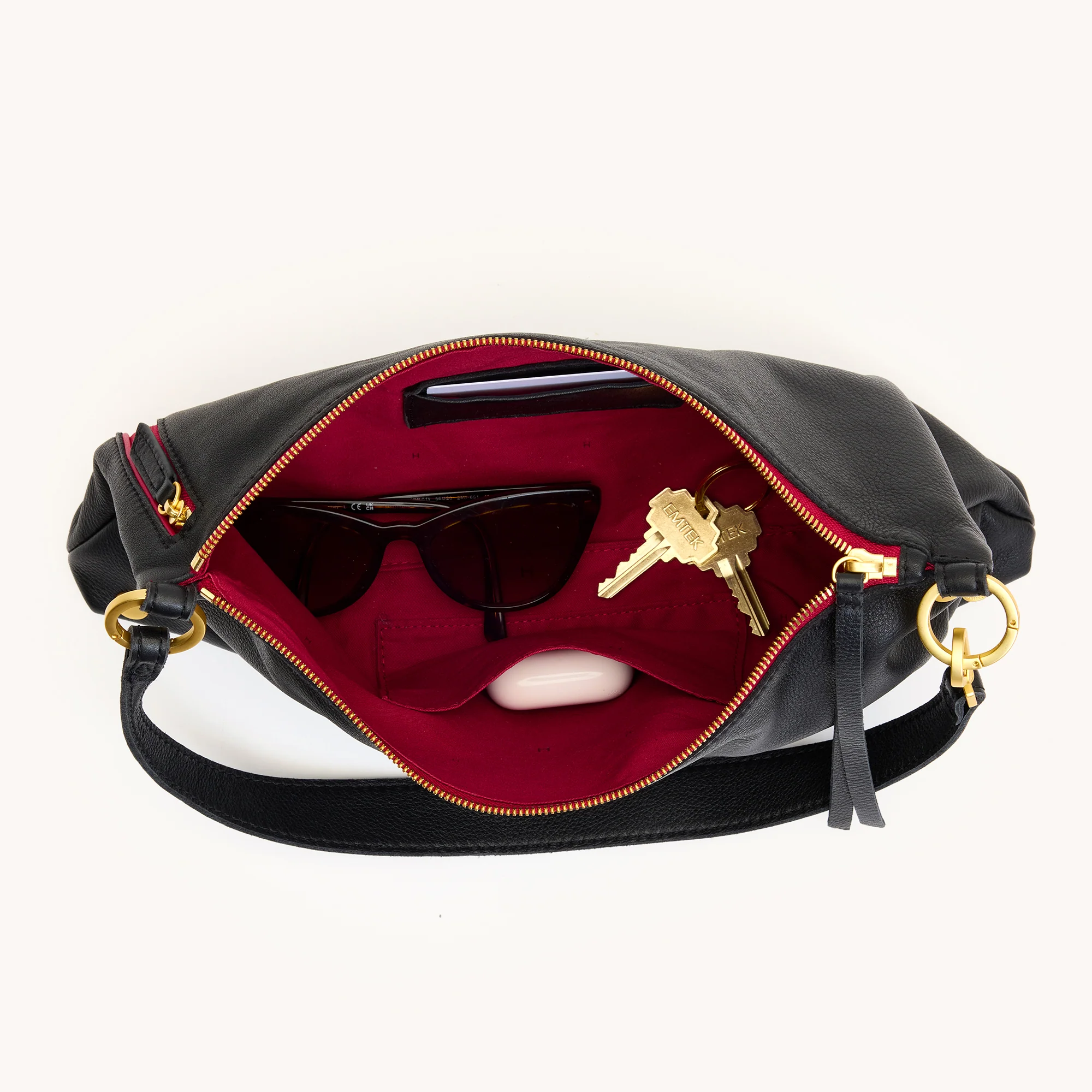 Kyle | Black/Brushed Gold Red Zip | Med - Image 11