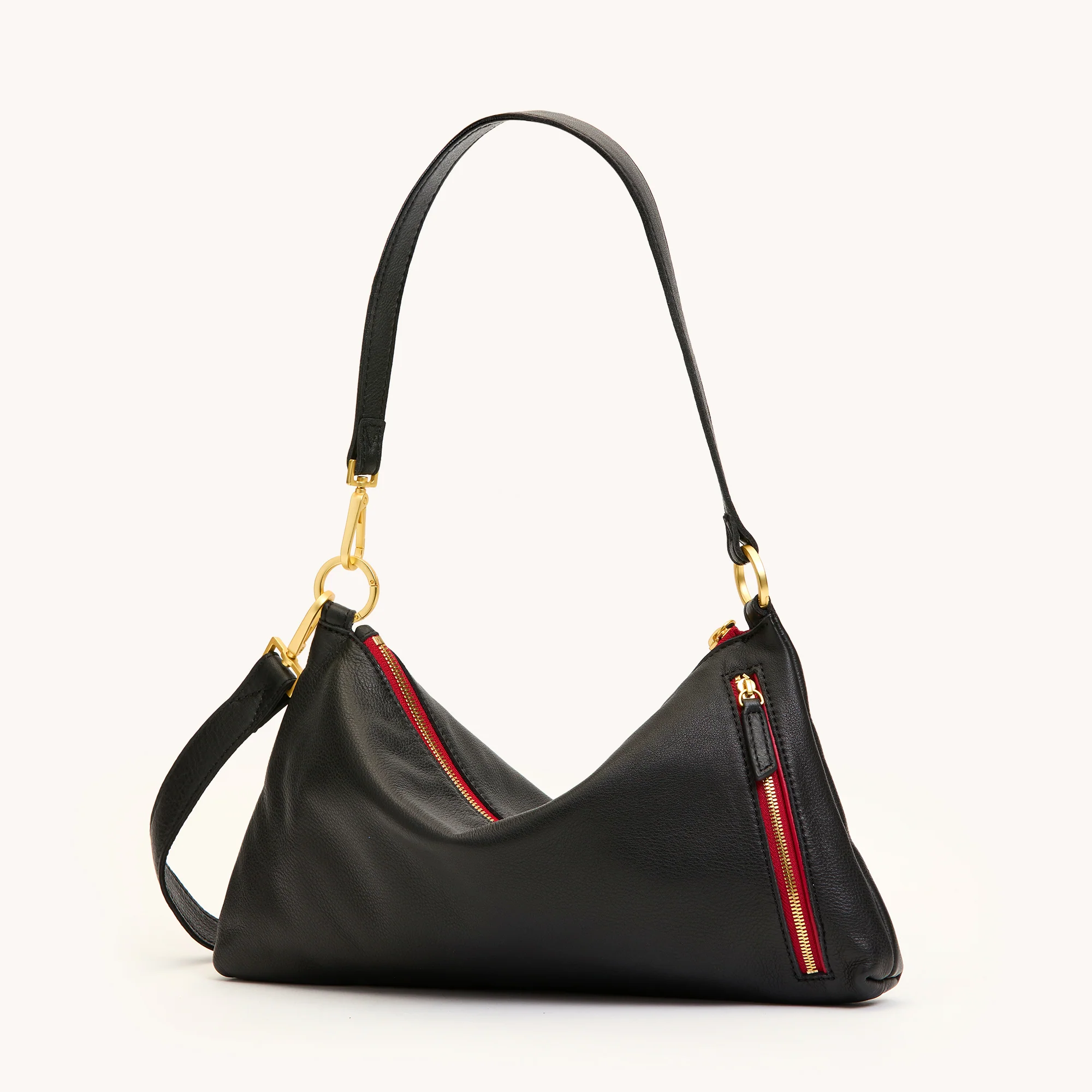 Kyle | Black/Brushed Gold Red Zip | Med - Image 8