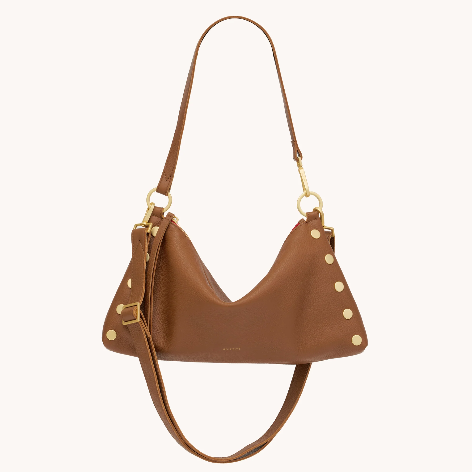 Kyle | Mahogany Pebble/Brushed Gold Red Zip | Med - Image 7