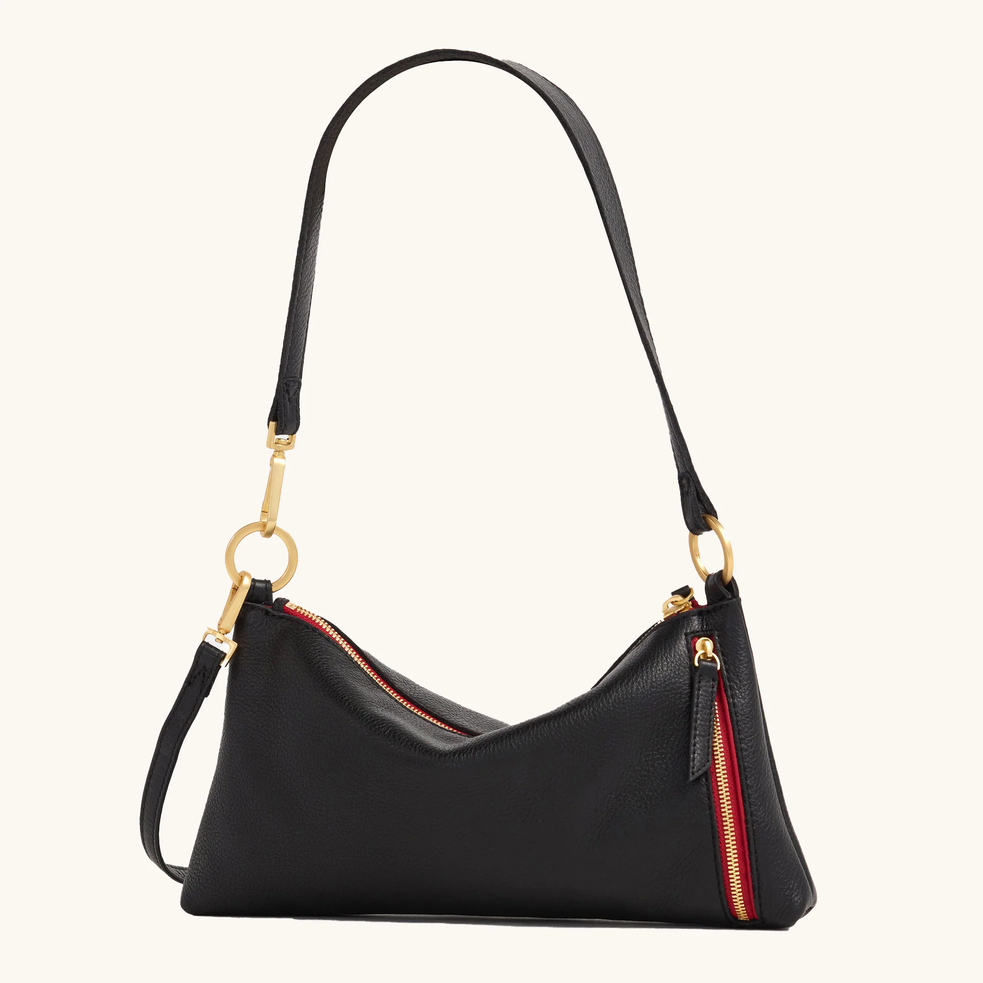 Kyle | Black/Brushed Gold Red Zip | Sml - Image 10