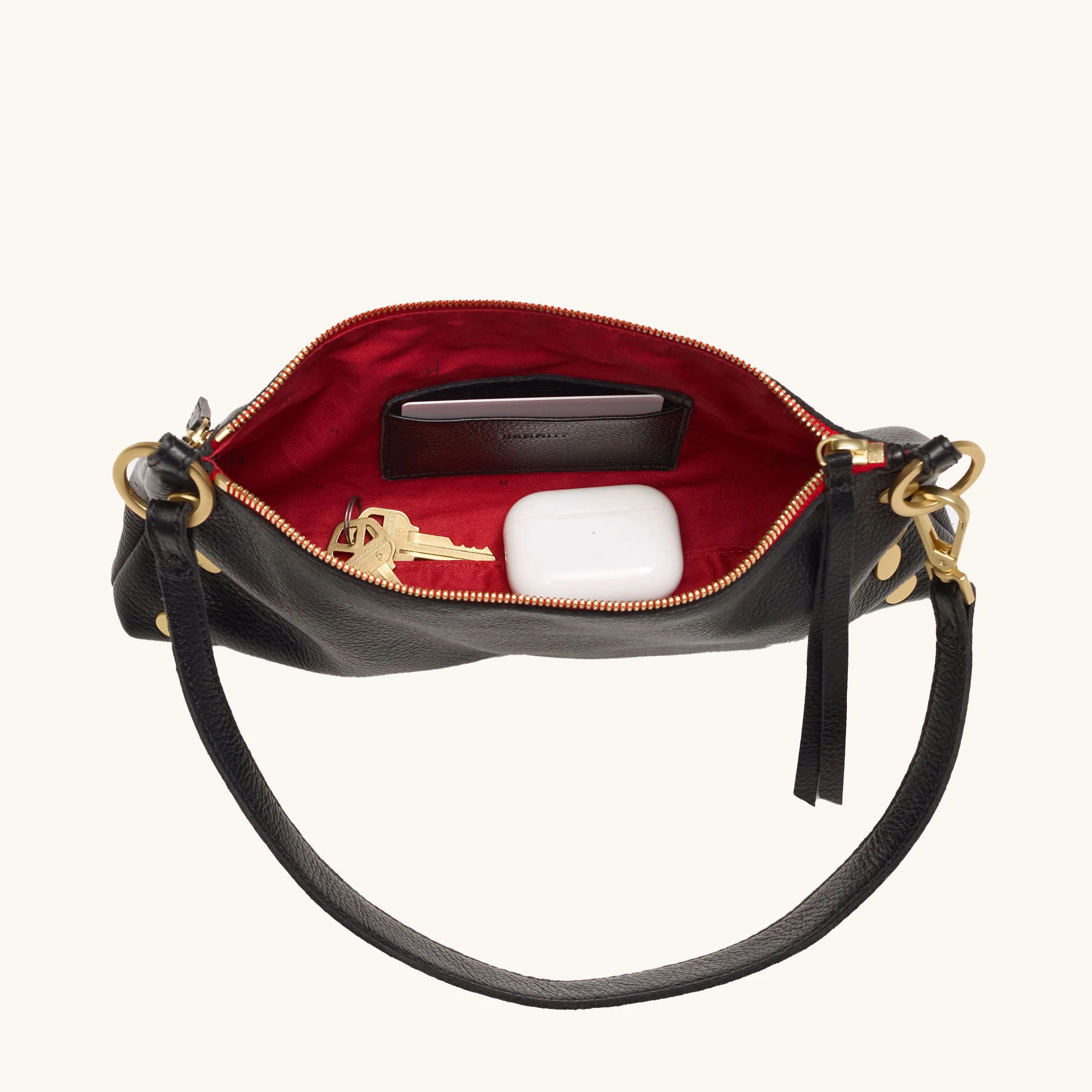 Kyle | Black/Brushed Gold Red Zip | Sml - Image 11
