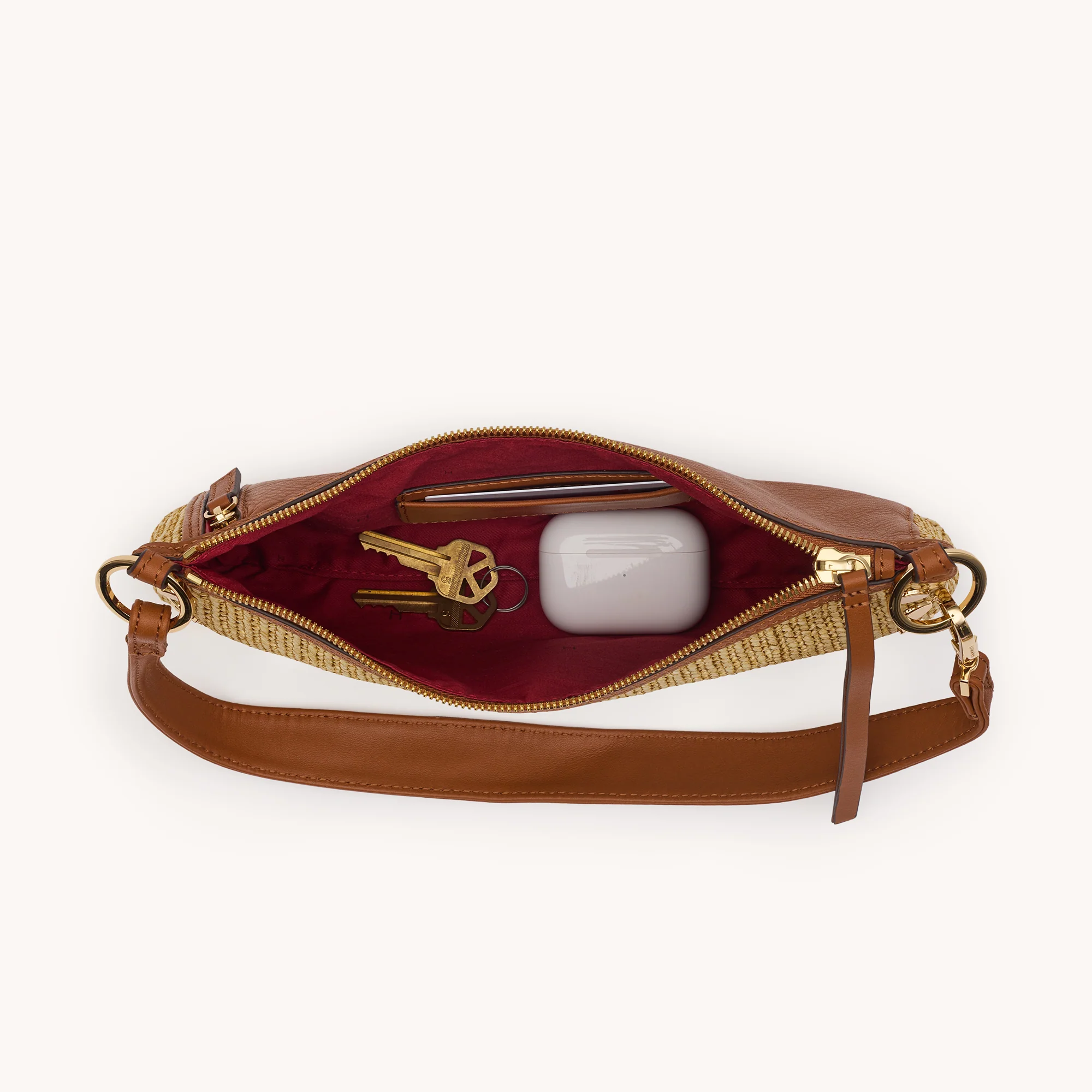 Kyle | Cocoa Raffia/Gold | Sml - Image 11