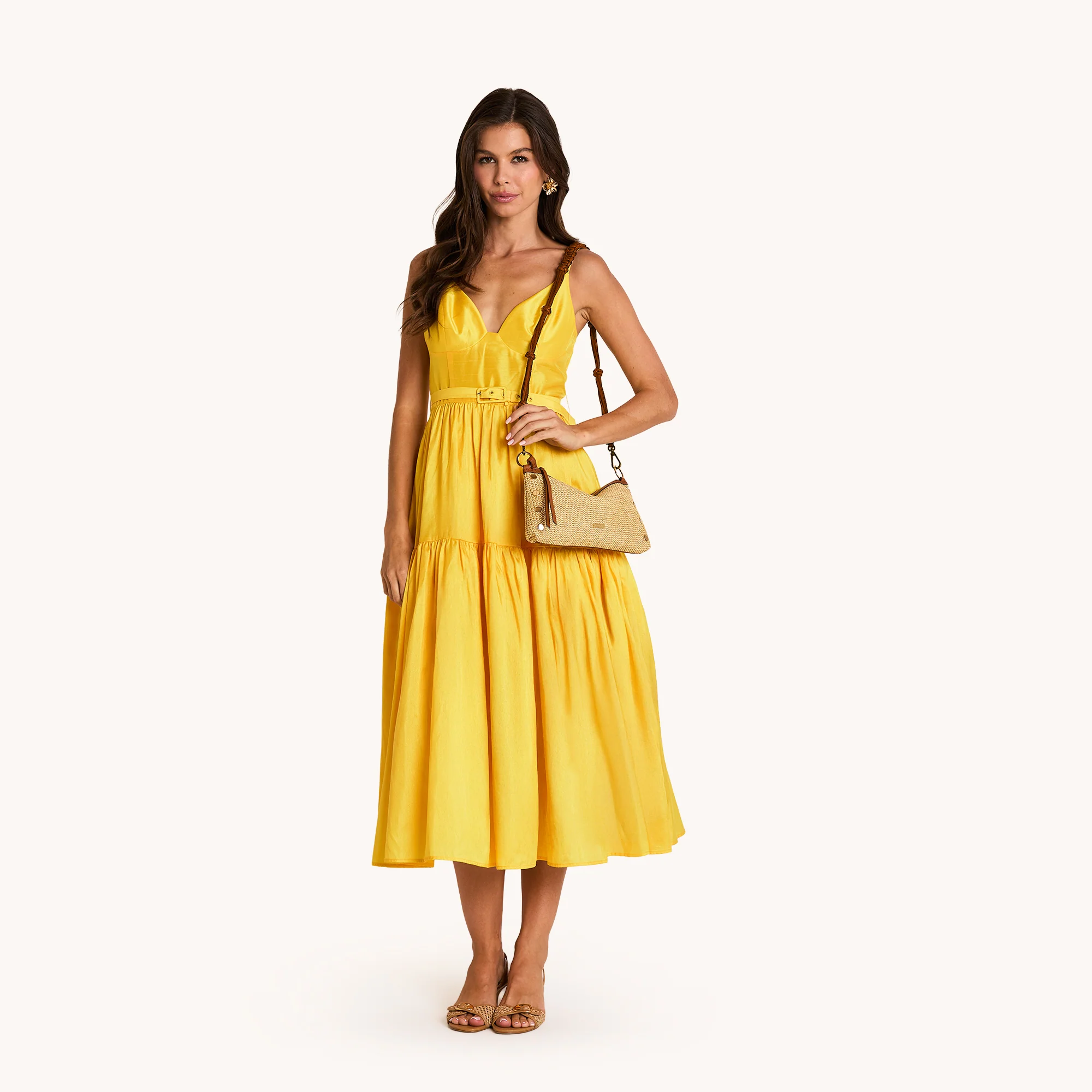 Kyle | Cocoa Raffia/Gold | Sml - Image 5