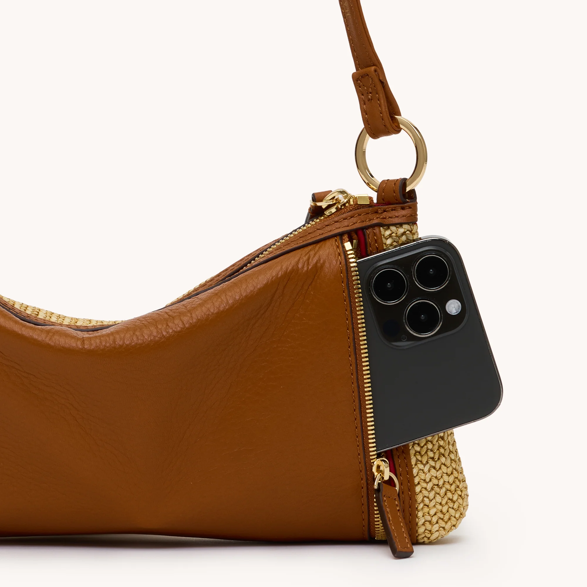 Kyle | Cocoa Raffia/Gold | Sml - Image 8