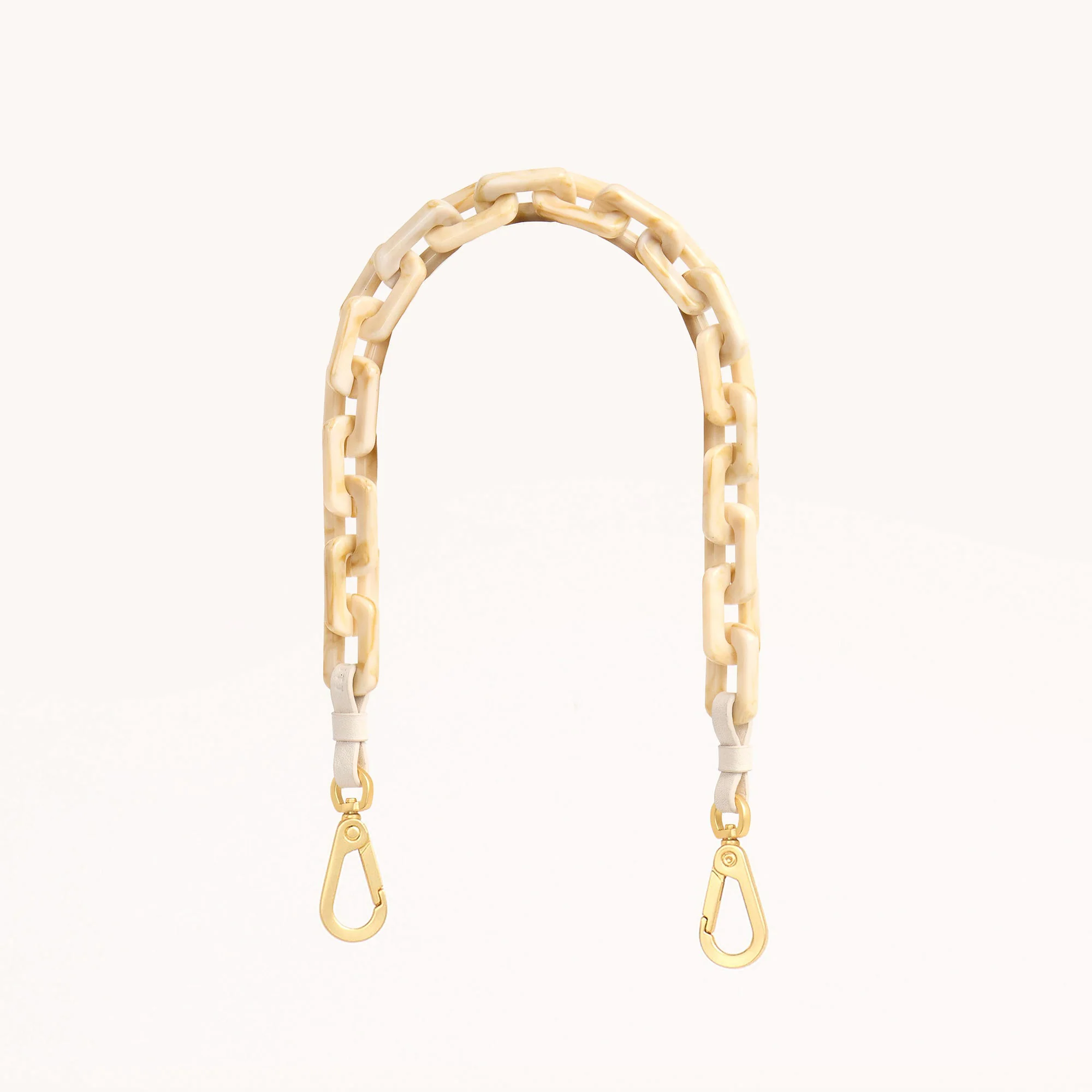 Latte Shoulder Strap | Calla Lily White/Brushed Gold - Image 3