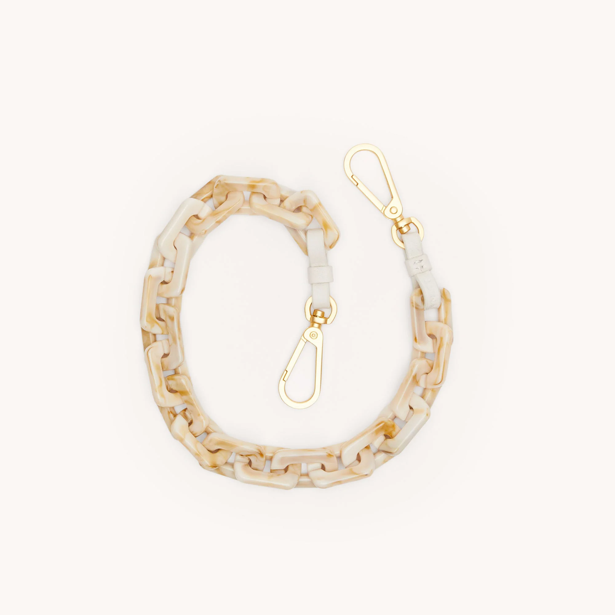 Latte Shoulder Strap | Calla Lily White/Brushed Gold - Image 6