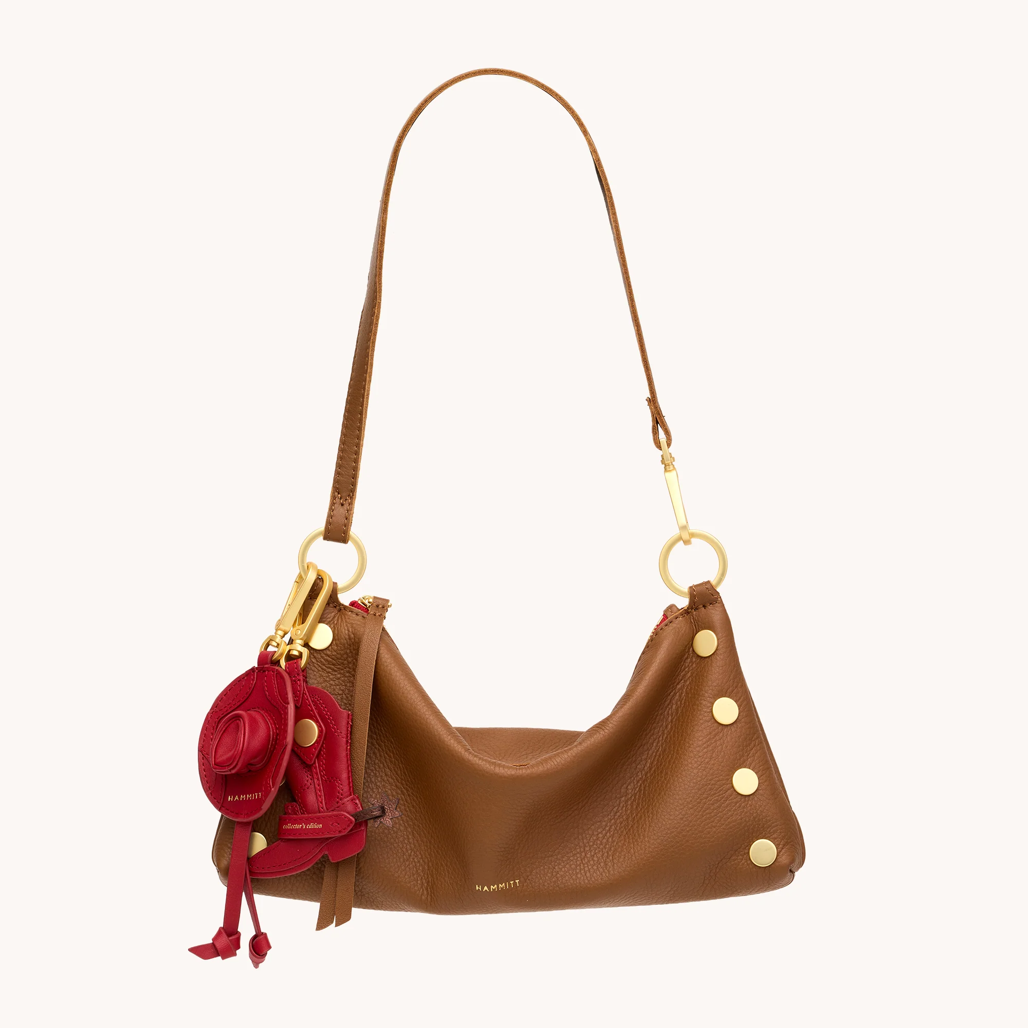 Lauri Boot Charm | Red Flare/Brushed Gold - Image 5