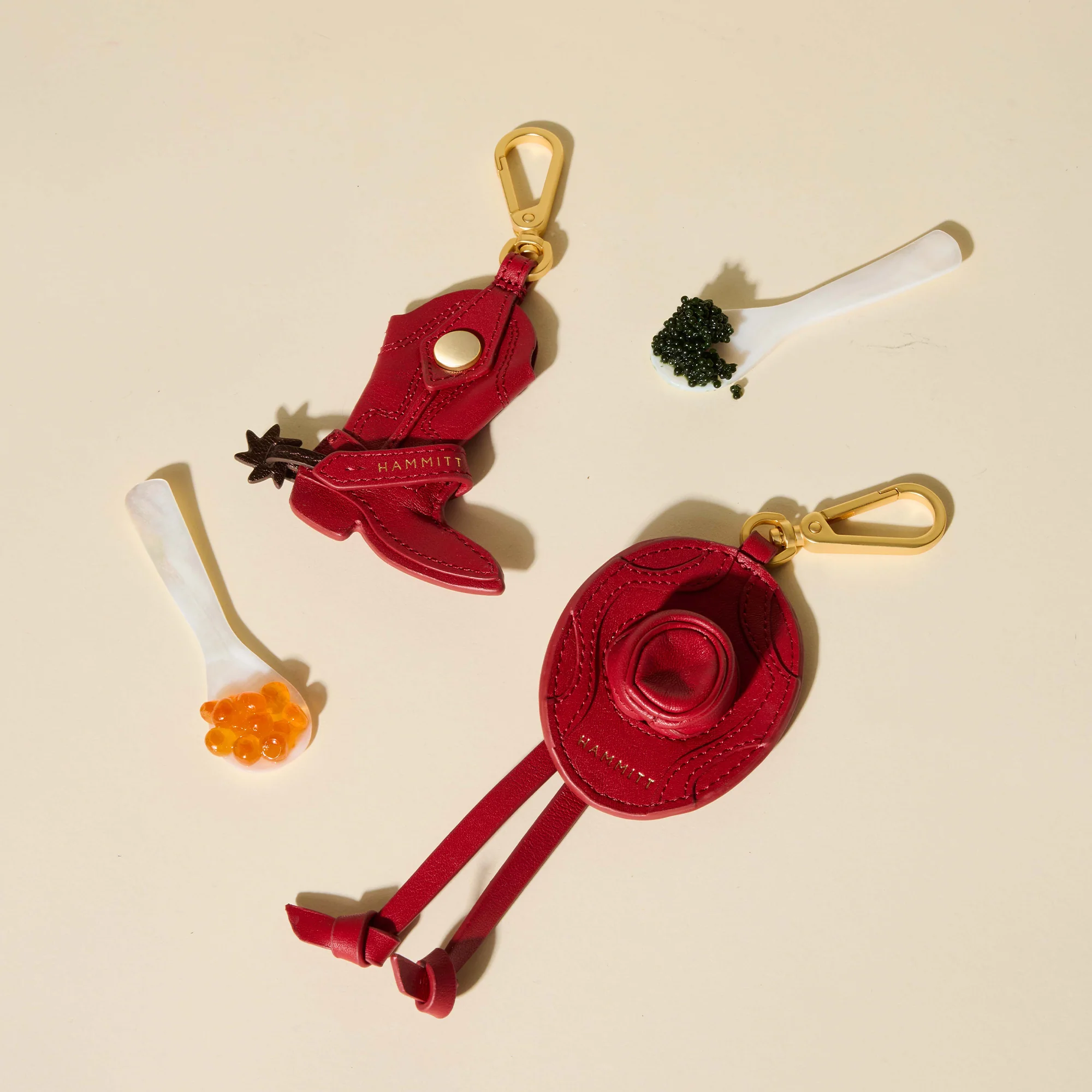 Lauri Boot Charm | Red Flare/Brushed Gold - Image 6