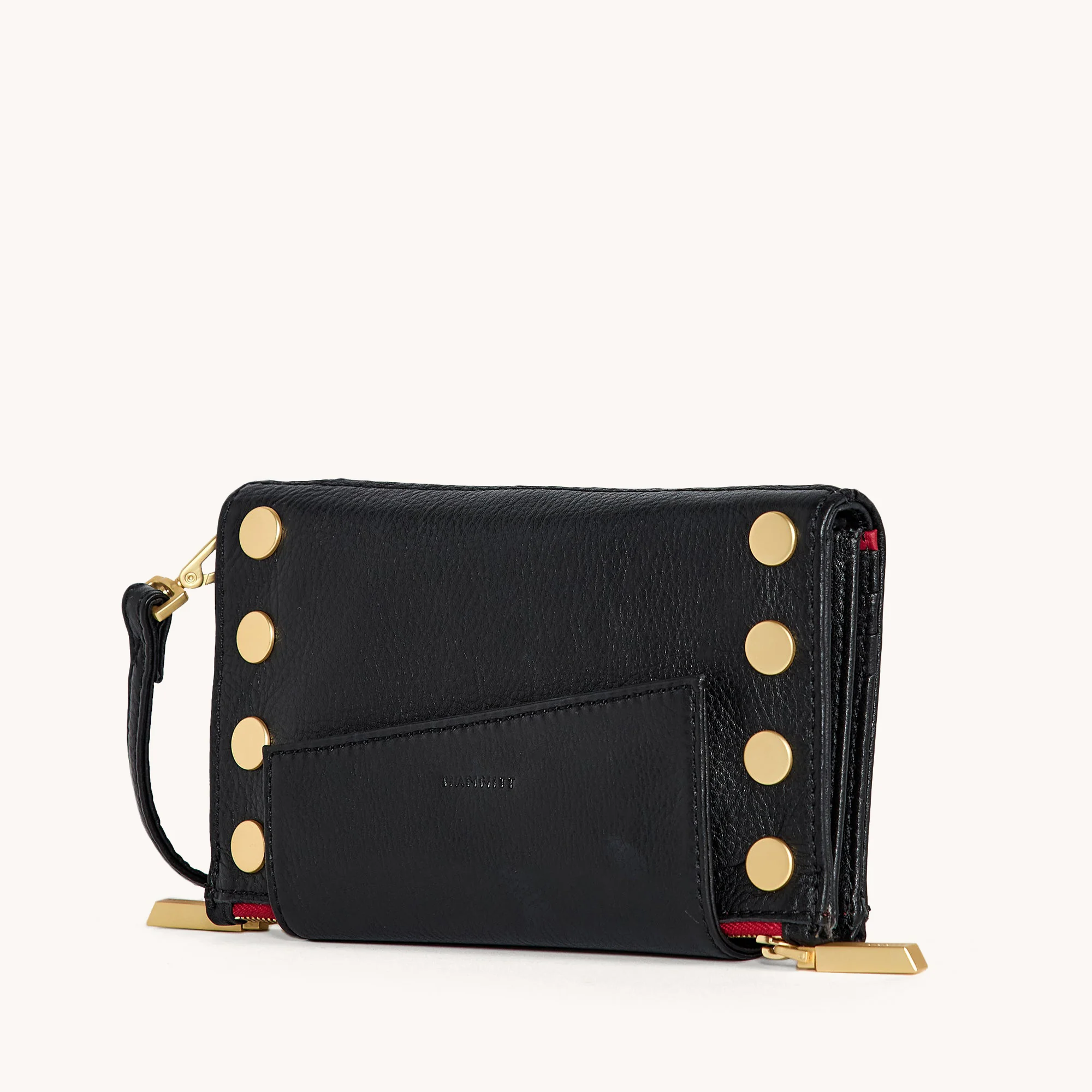 Levy | Black/Brushed Gold Red Zip - Image 4
