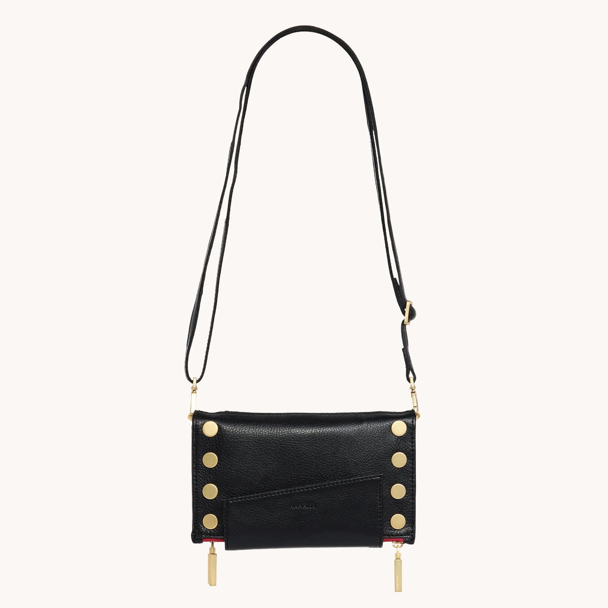 Levy | Black/Brushed Gold Red Zip - Image 8