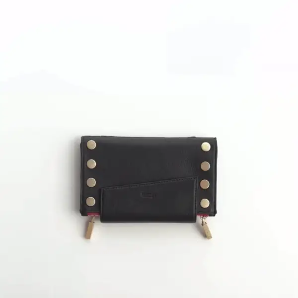 Levy | Black/Brushed Gold Red Zip - Image 9
