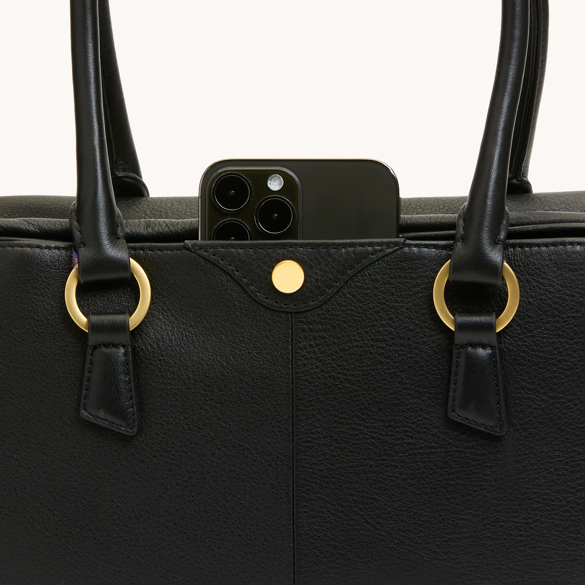 Meredith | Black/Brushed Gold | Med - Image 5