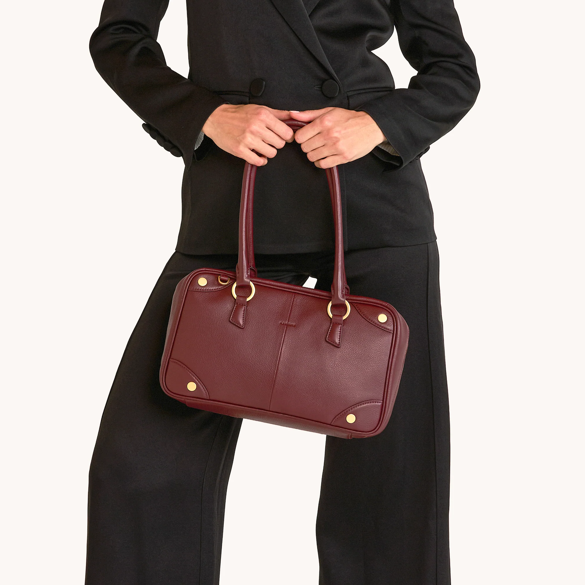 Meredith | Cherrywood Pebble/Brushed Gold | Med - Image 10