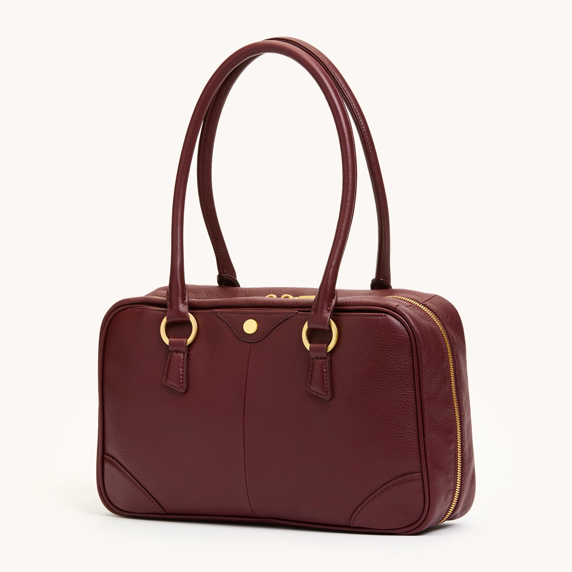 Meredith | Cherrywood Pebble/Brushed Gold | Med - Image 7