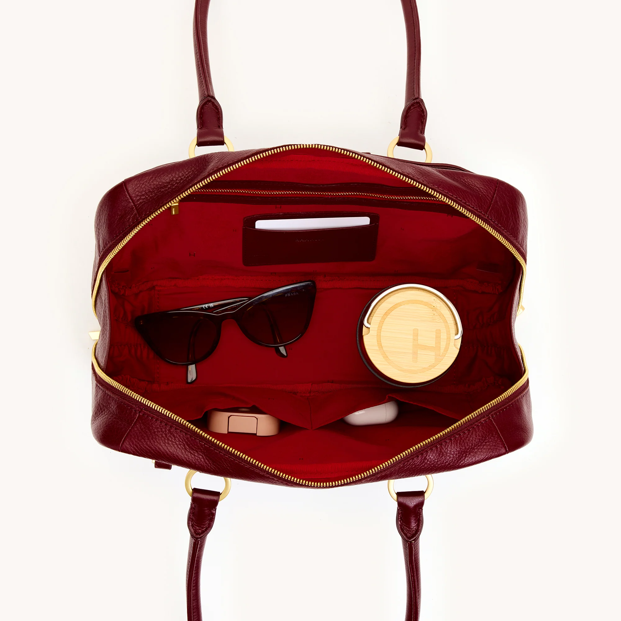 Meredith | Cherrywood Pebble/Brushed Gold | Med - Image 8