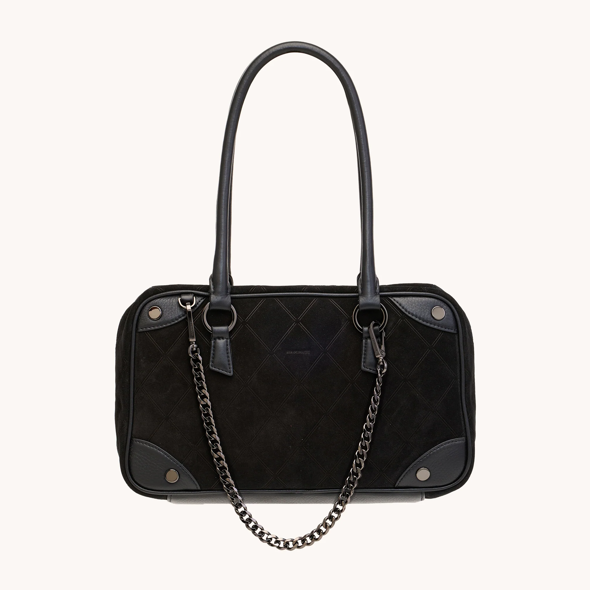 Meredith | Noir Diamond Suede/Gunmetal | Med - Image 10