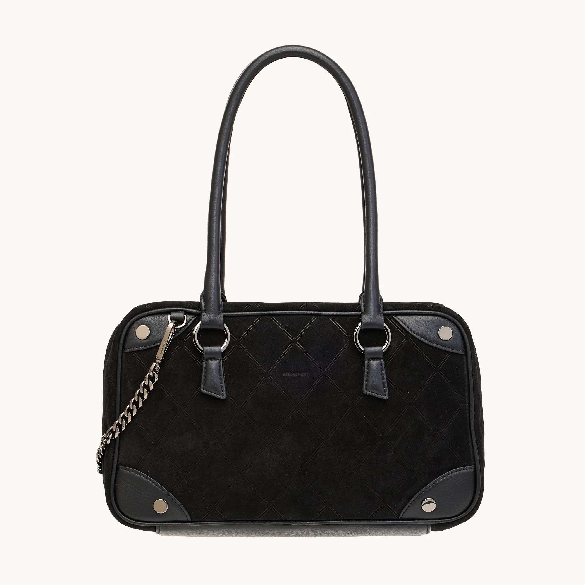 Meredith | Noir Diamond Suede/Gunmetal | Med - Image 9