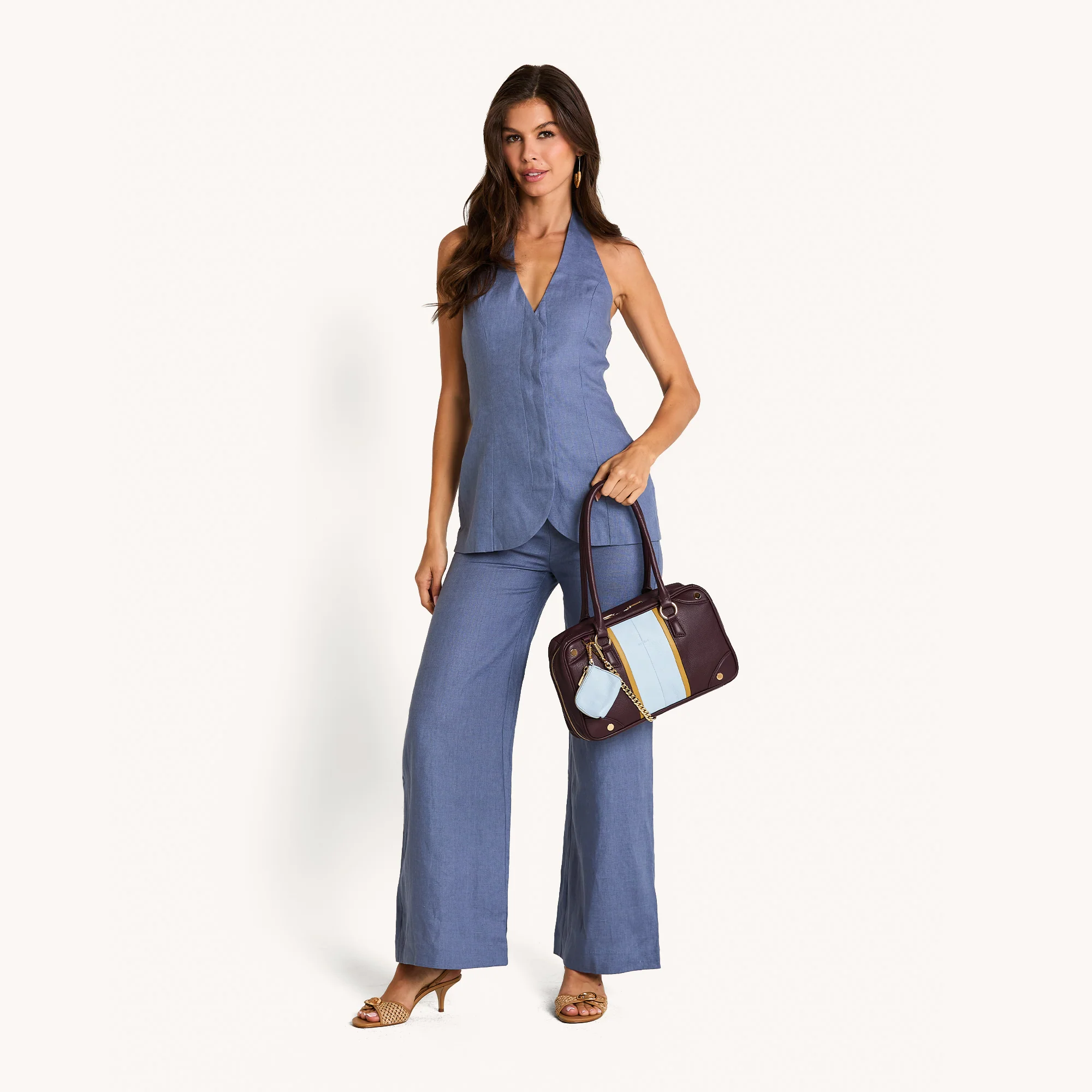 Meredith | Regatta Stripe/Gold | Med - Image 4