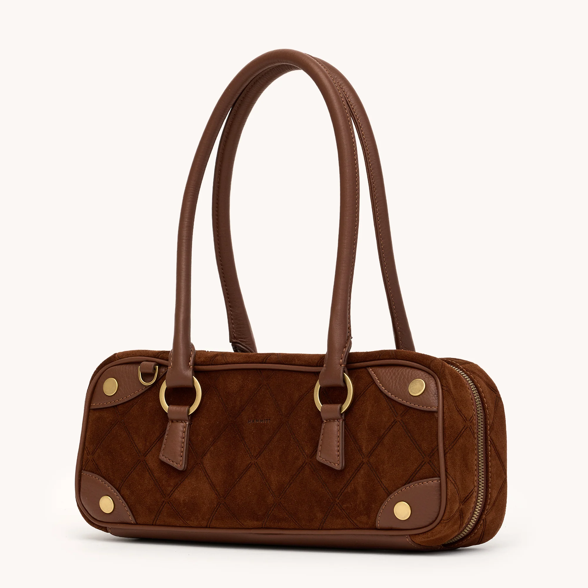 Meredith | Chocolate Diamond Suede/Antique Gold | Sml - Image 4
