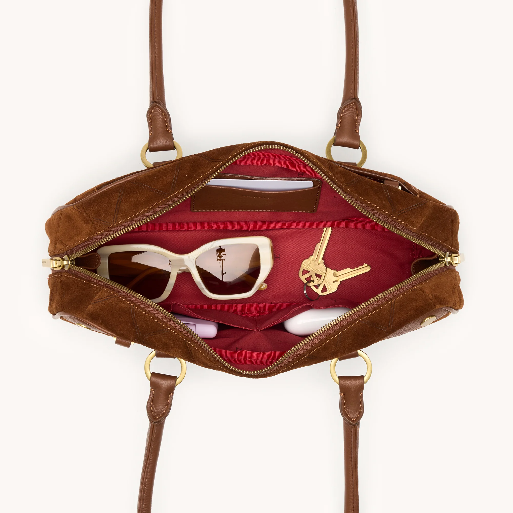 Meredith | Chocolate Diamond Suede/Antique Gold | Sml - Image 8