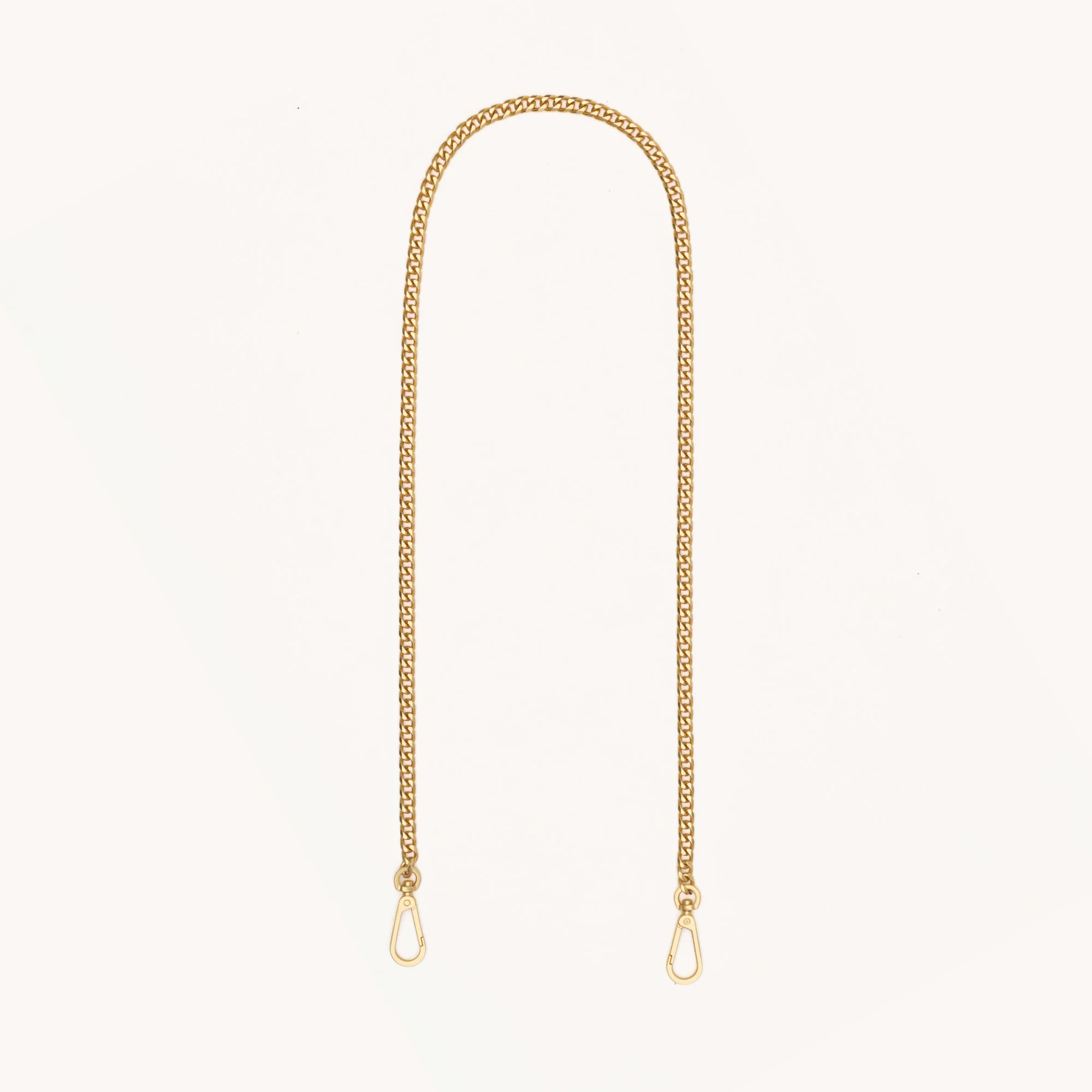 Metal Chain Long Strap | Brushed Gold - Image 2
