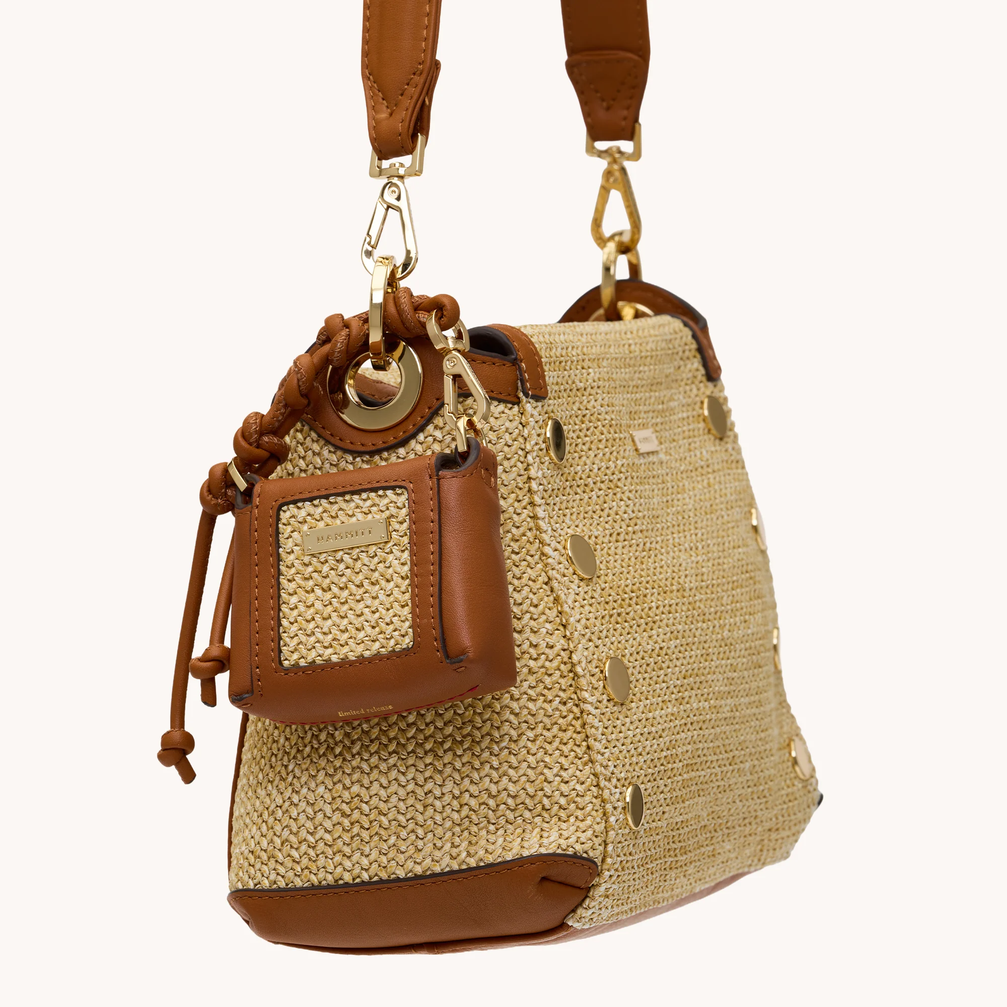 Mini B | Cocoa Raffia/Gold - Image 6
