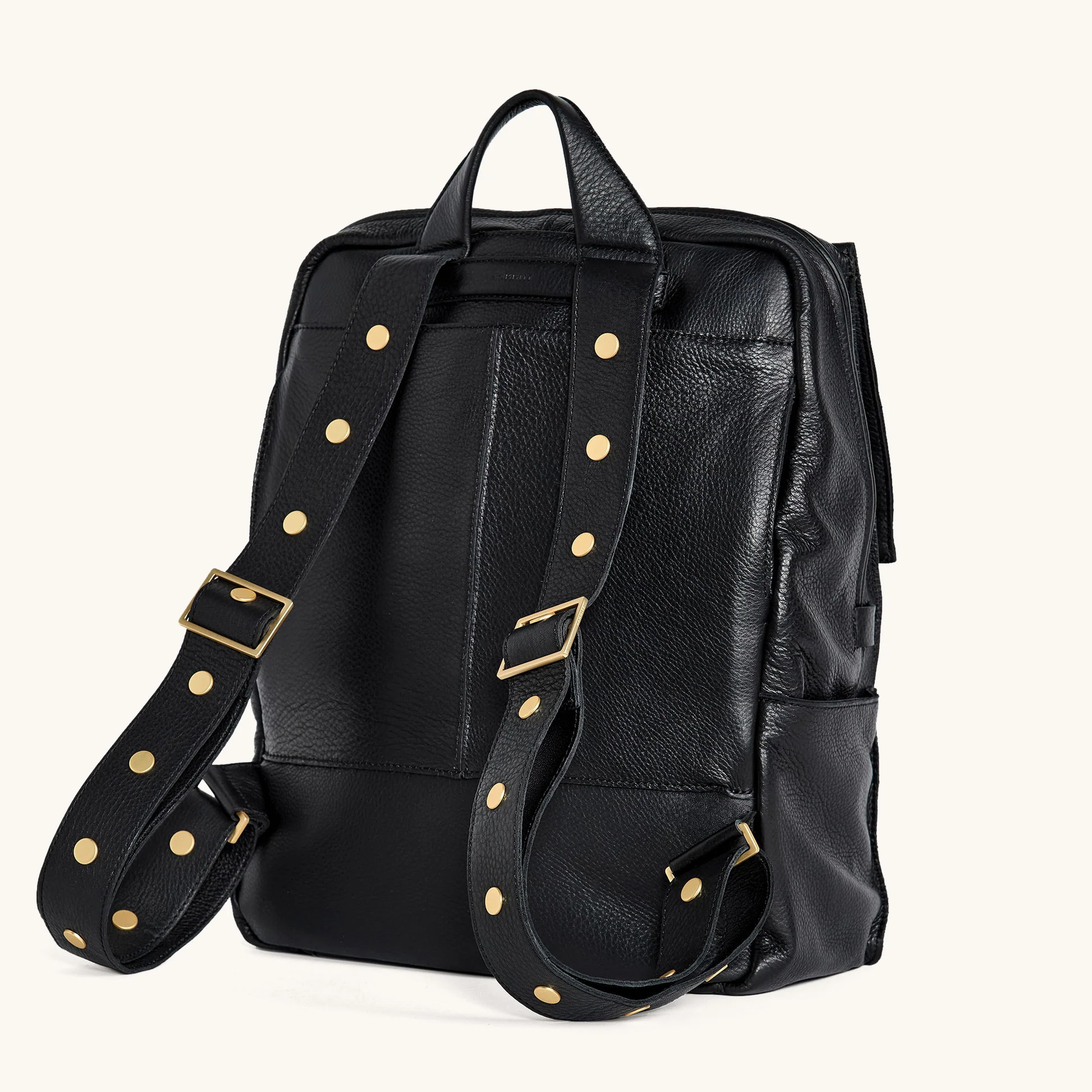 Montana Backpack | Black/Brushed Gold Red Zip | XL - Image 4