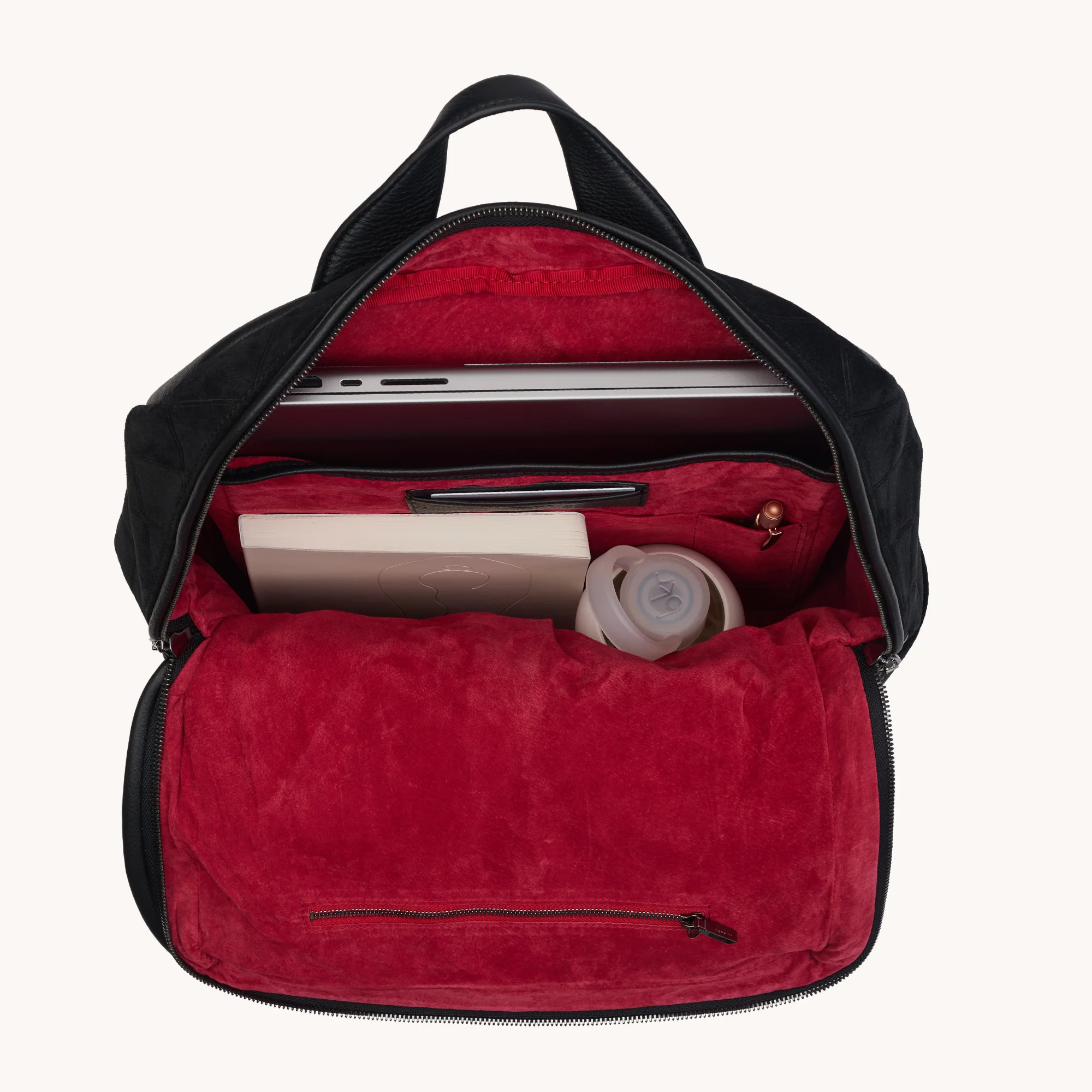 Montana Backpack | Noir Diamond Suede/Gunmetal | XL - Image 8