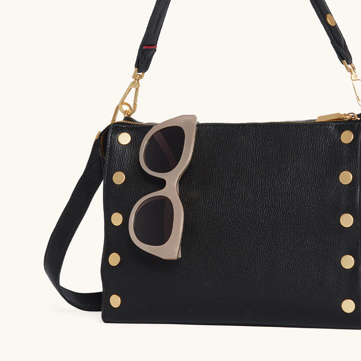 Montana Clutch | Black/Brushed Gold | Lrg - Image 3