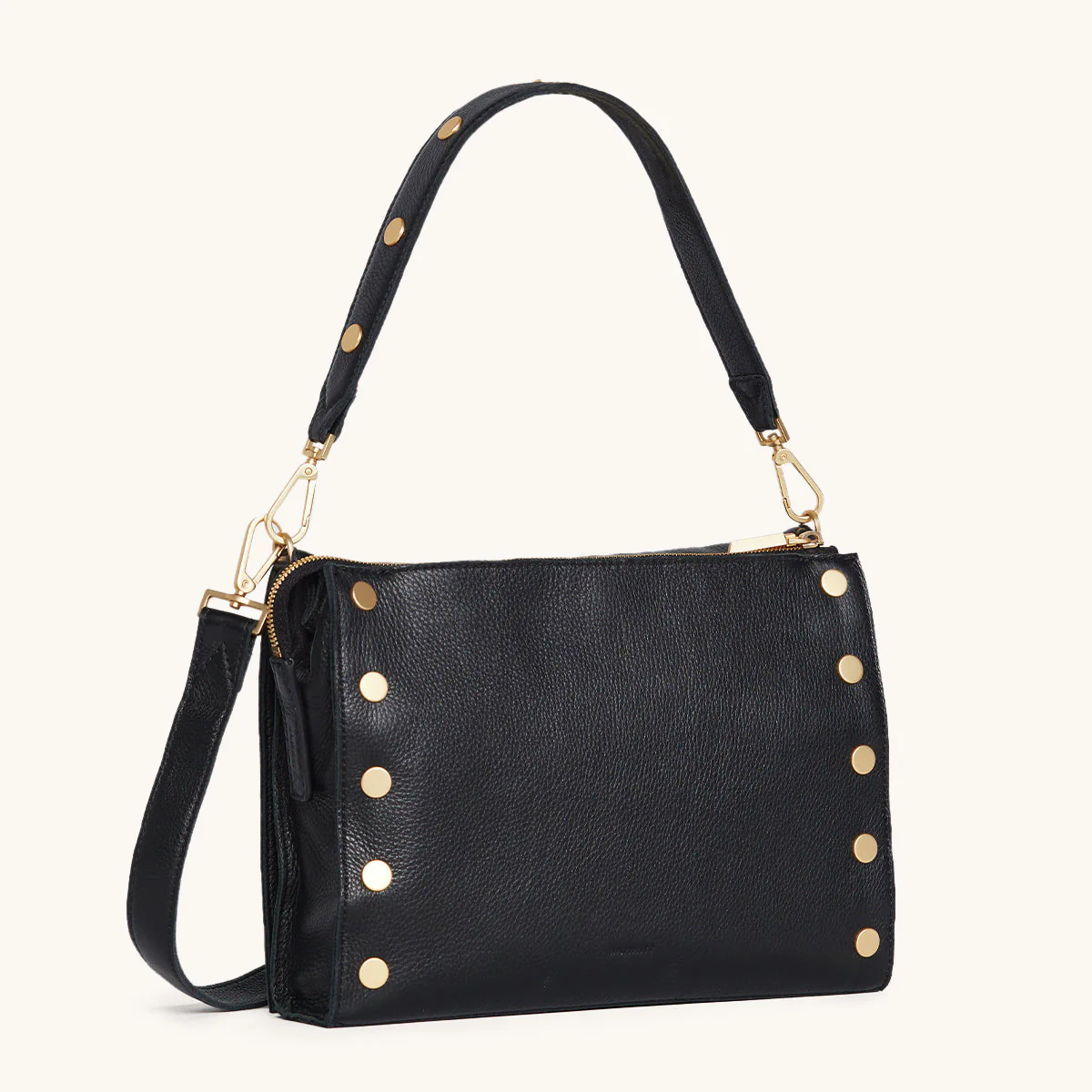 Montana Clutch | Black/Brushed Gold | Lrg - Image 5