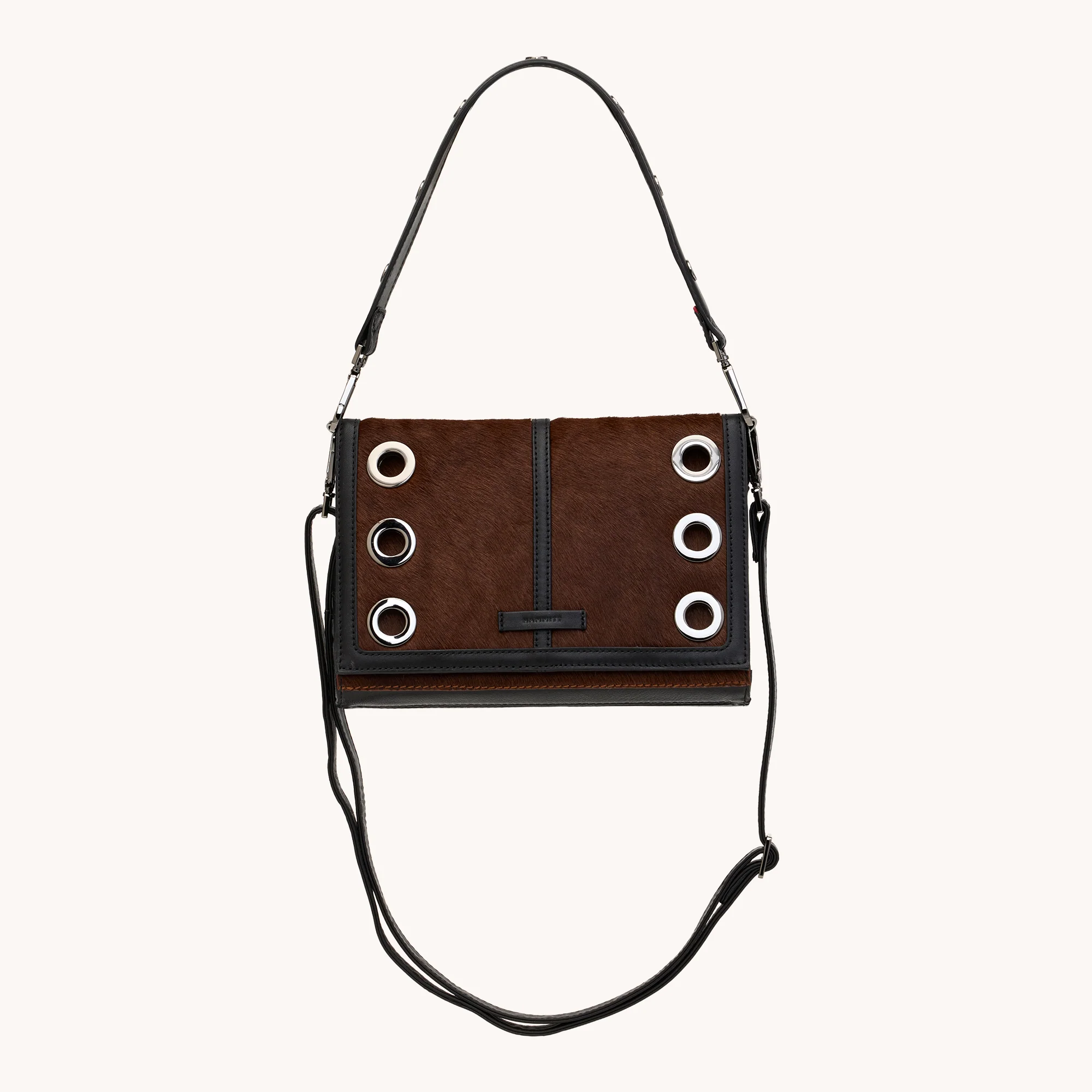 Montana Clutch | Calf Hair/Gunmetal | Sml - Image 11