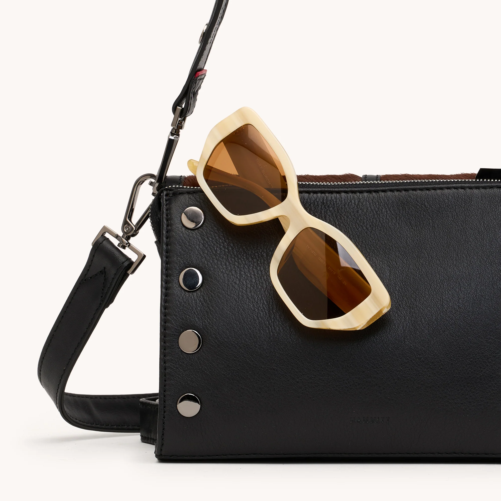 Montana Clutch | Calf Hair/Gunmetal | Sml - Image 8