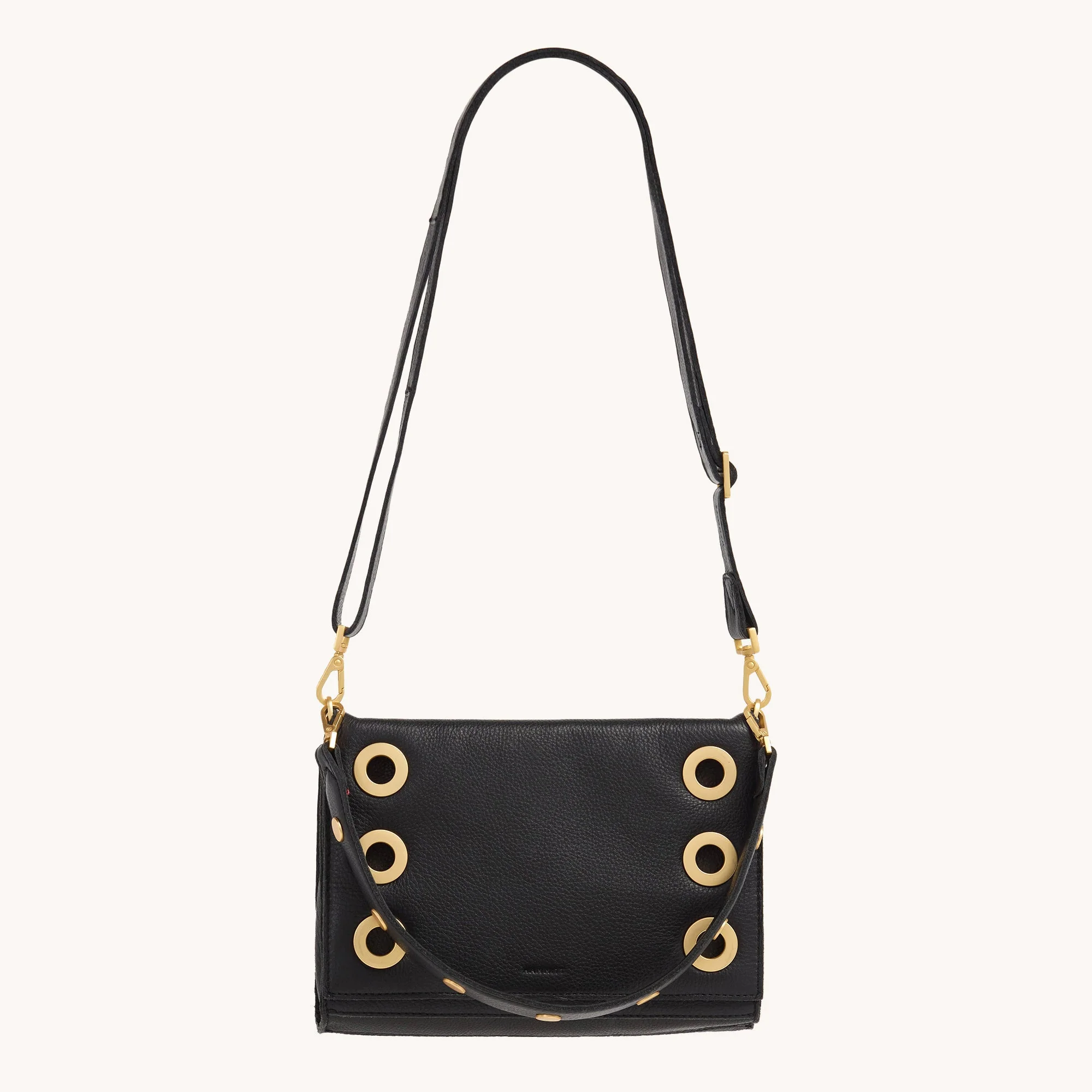 Montana Clutch | Black/Brushed Gold | Sml - Image 5