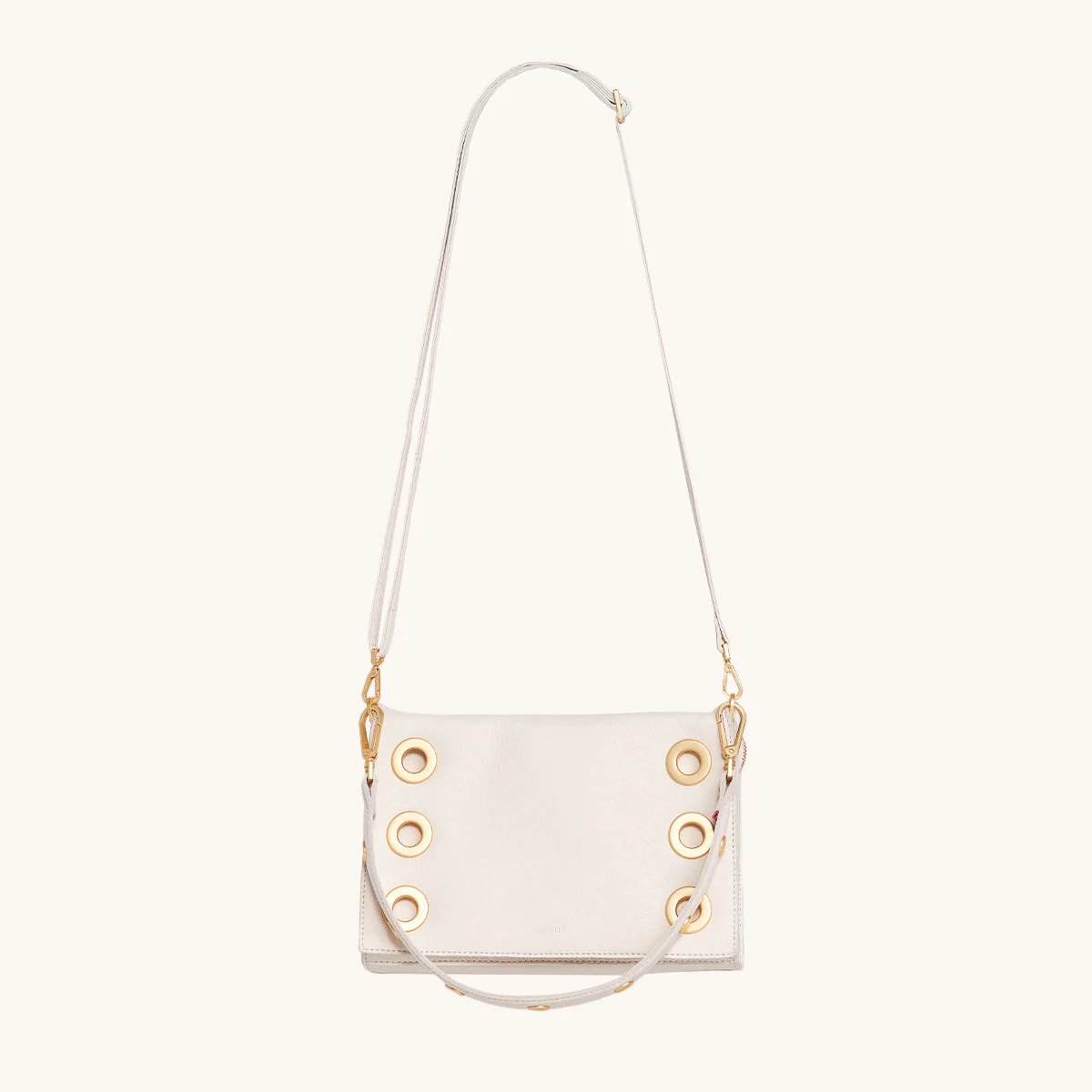 Montana Clutch | Calla Lily White/Brushed Gold | Sml - Image 5