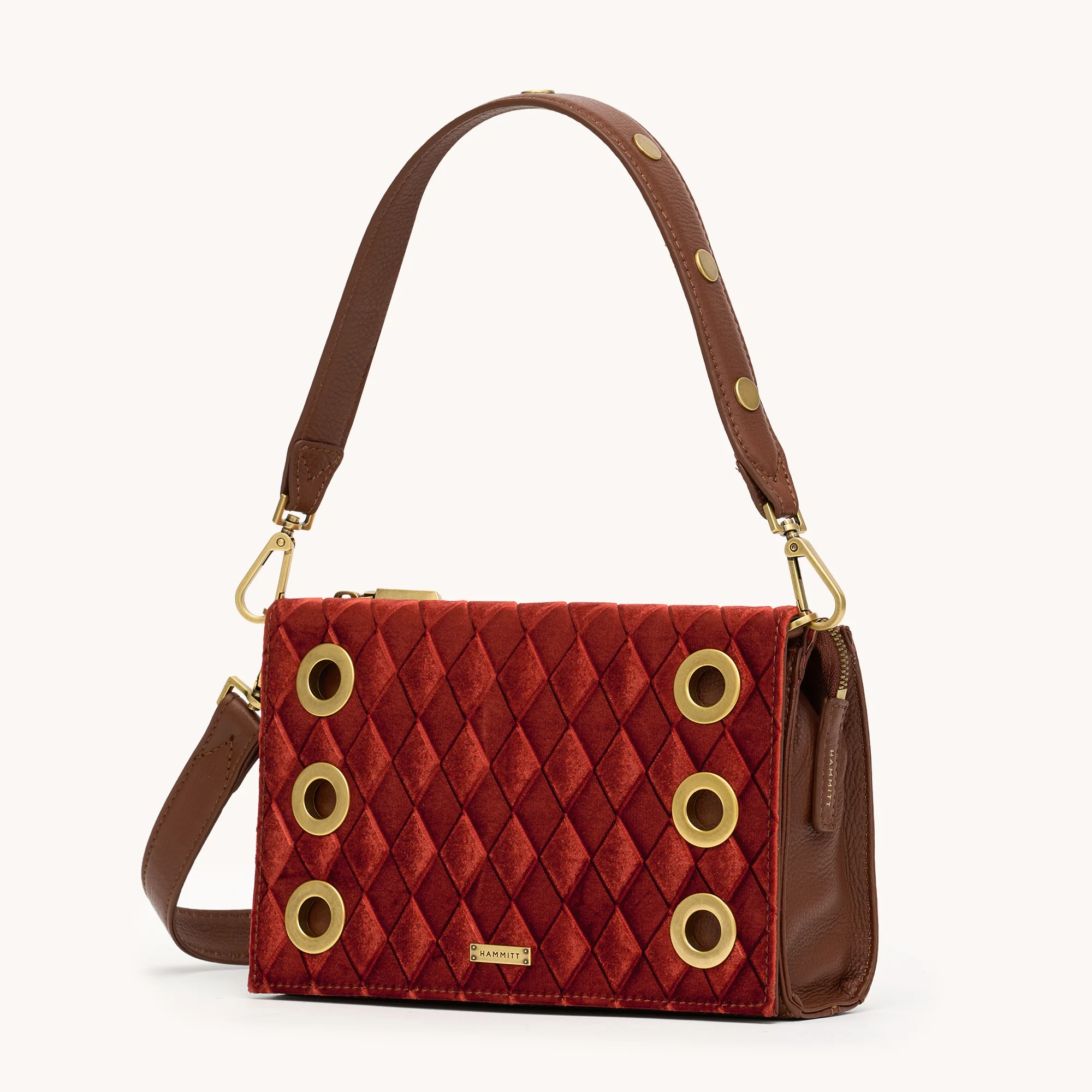 Montana Clutch | Monarch Velvet/Antique Gold | Sml - Image 7