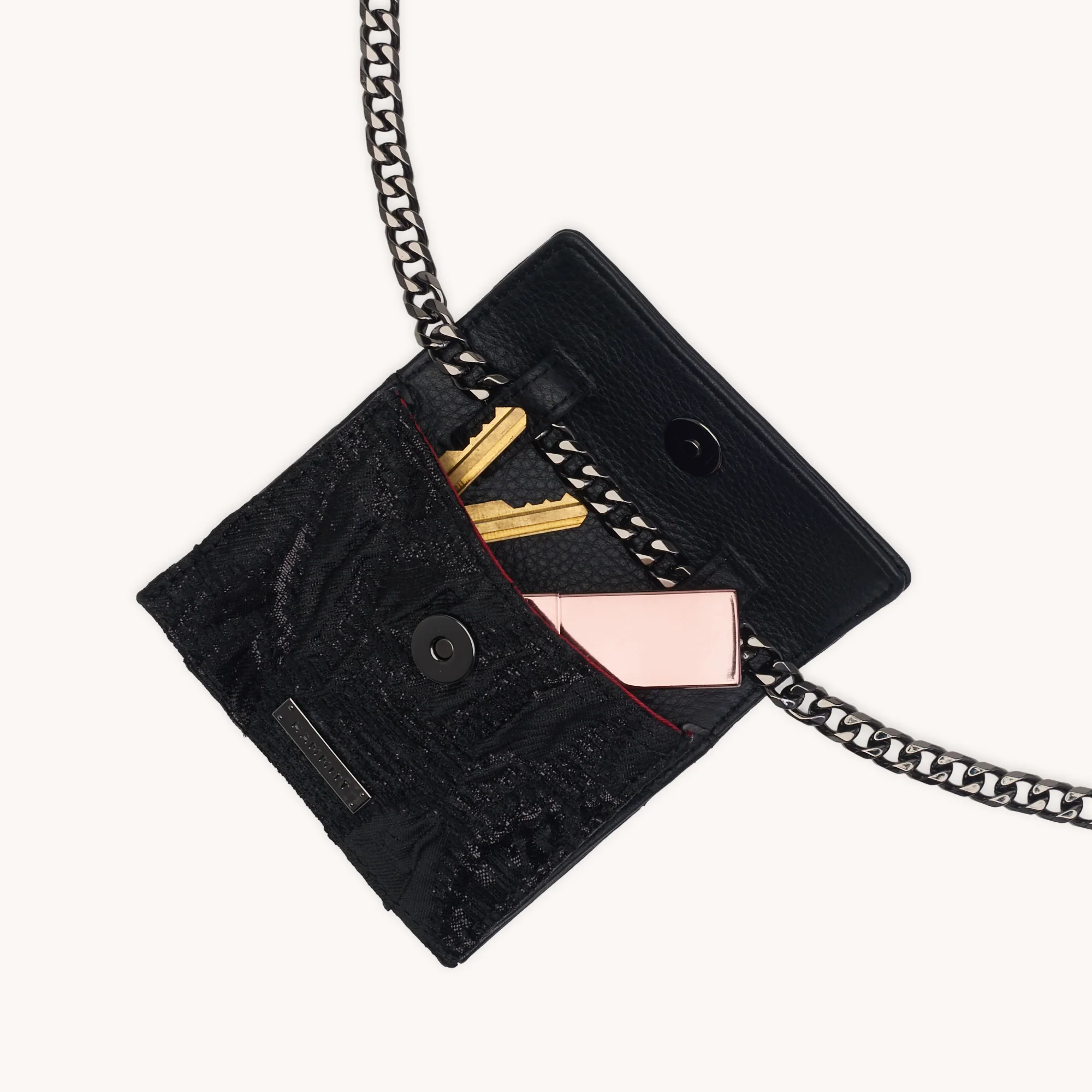 Montana Pendant | Midnight Marquise/Gunmetal - Image 8
